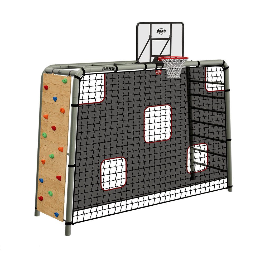 Berg Klettergerüst PlayBase L Schaukelgestell Schwarz günstig online kaufen