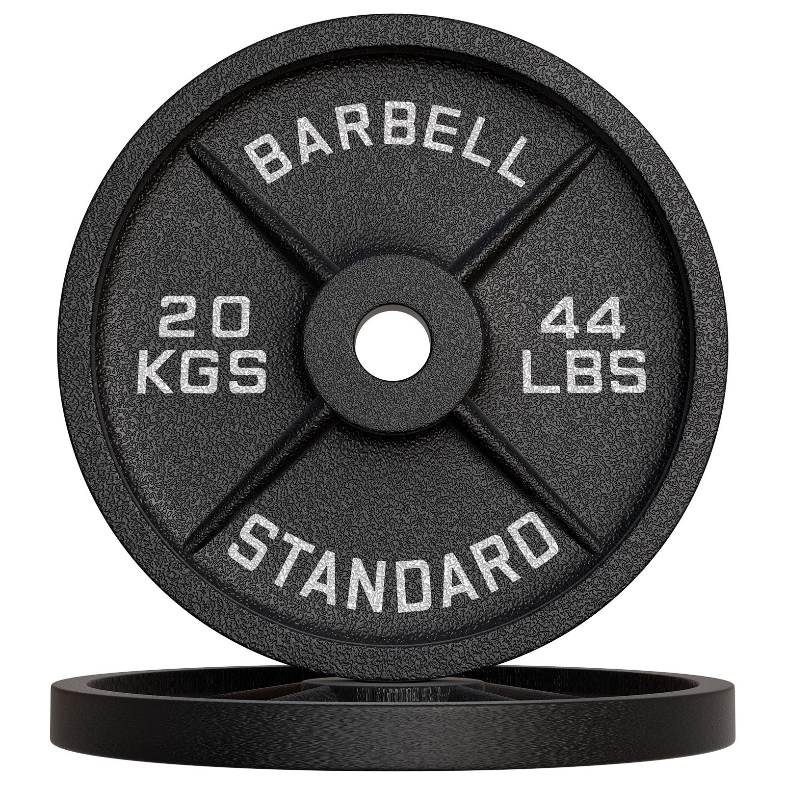 TLGREEN Hantelscheibe aus Gusseisen,olympische Standard-Hantelscheiben, 20 kg, (1-tlg), 50 mm Durchmesser, geeignet für Heim-Fitnessstudios und Krafttraining