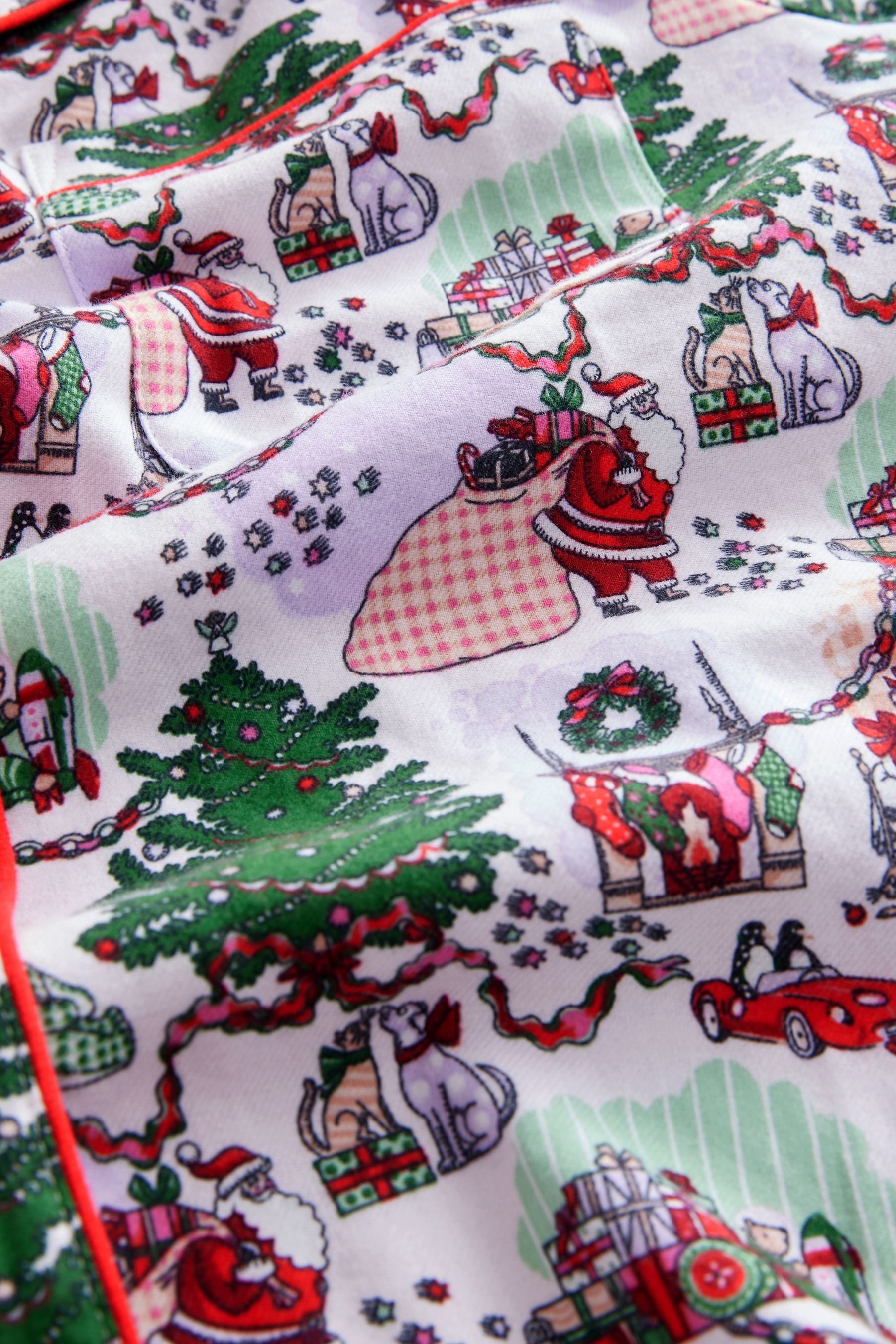 Cath Kidston Pyjama Cath Kidstn geknöpfter Schlafanzug (2 tlg)
