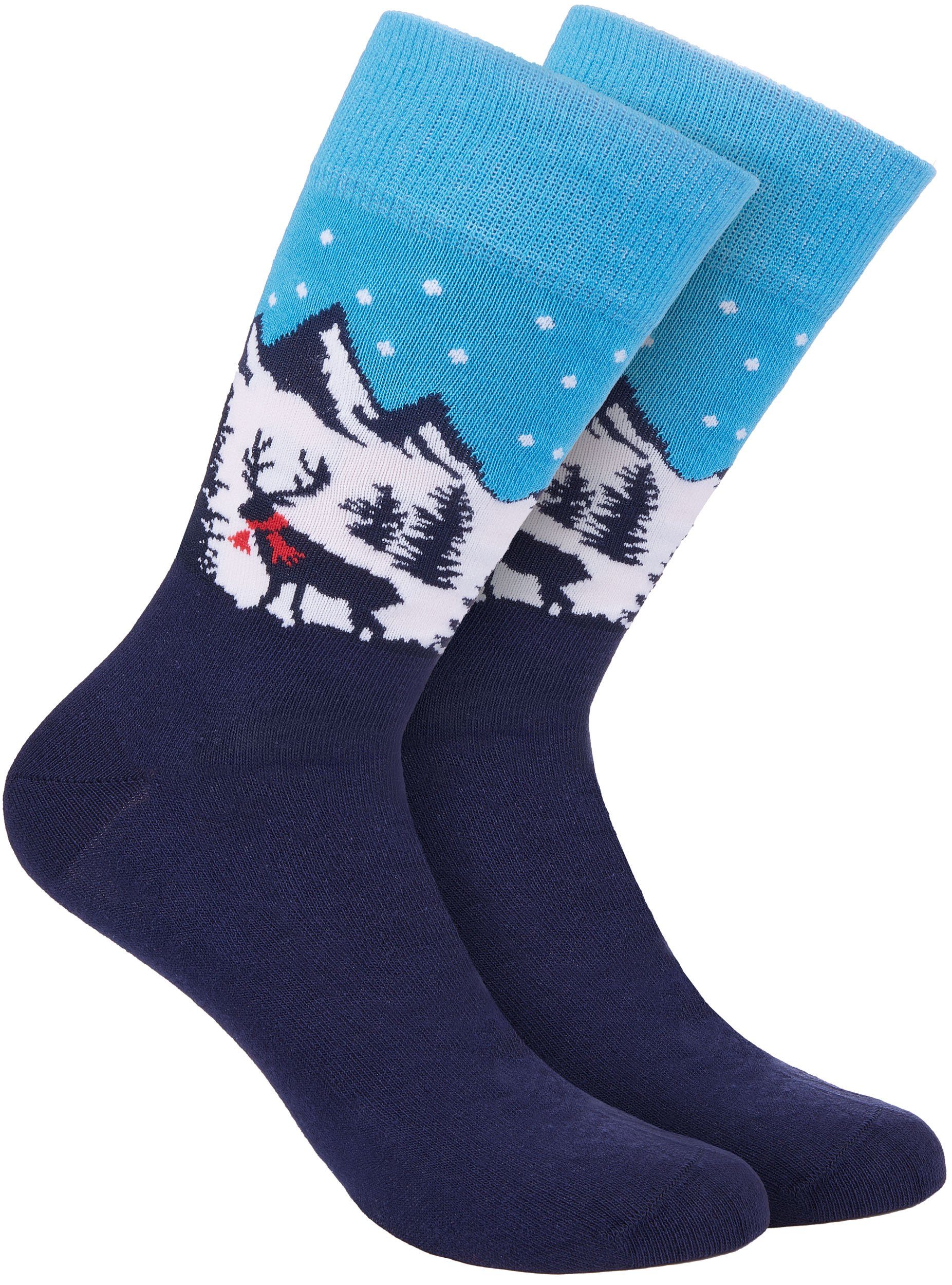 BRUBAKER Socken Lustige Herren Weihnachtssocken - günstig online kaufen