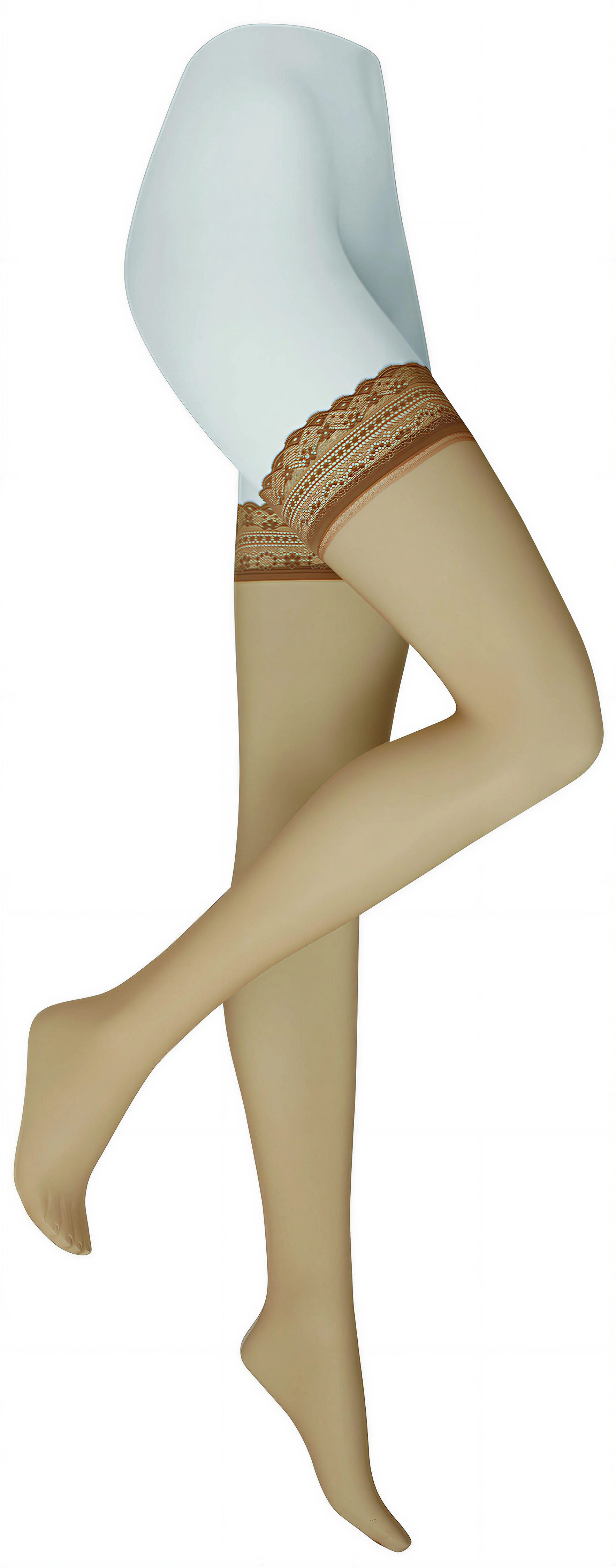 KUNERT Kniestrümpfe Damen Mystique (Packung, 1-Paar, 1 Paar) transparent & matt