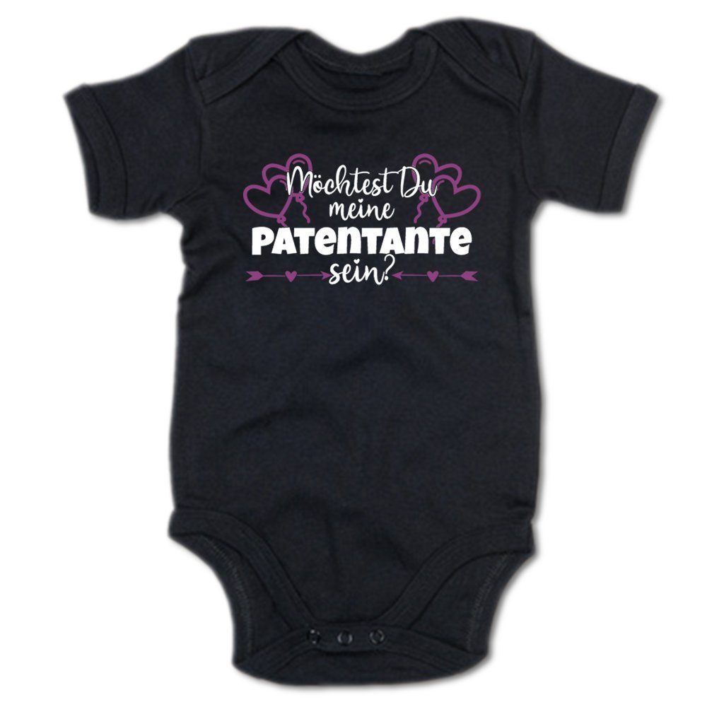 G-graphics Kurzarmbody Baby Body - Möchtest Du meine Patentante sein? mit Spruch / Sprüche • Babykleidung • Geschenk zur Geburt / Taufe / Babyshower / Babyparty • Strampler