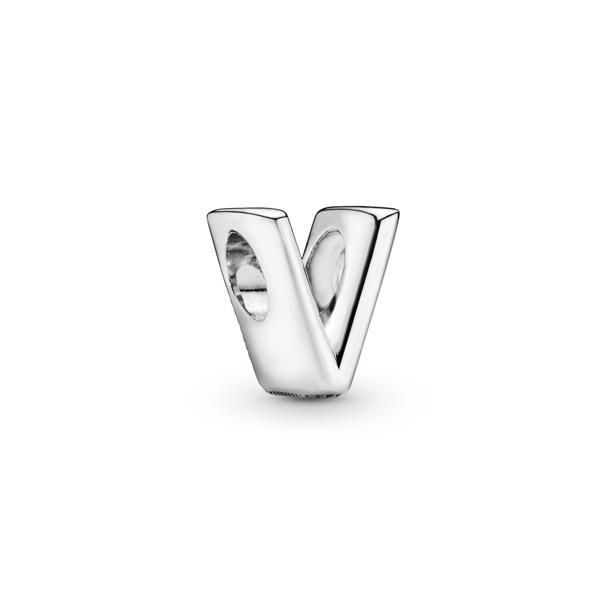 Pandora Bead Pandora Charm Buchstabe V 797476 Silber