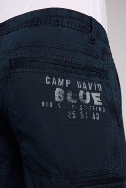 CAMP DAVID Cargoshorts mit auffälligen Prints