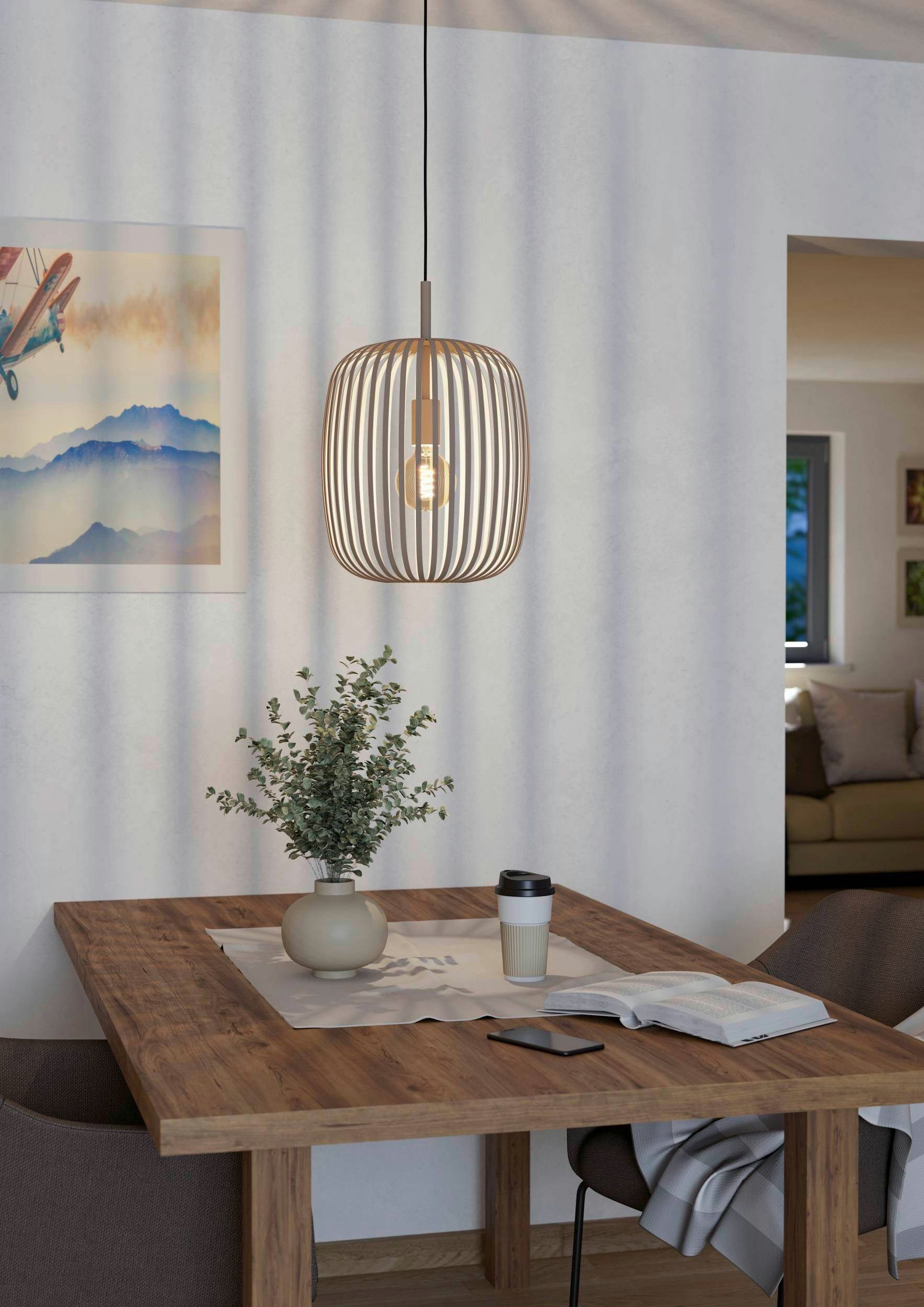 EGLO Pendelleuchte Hängeleuchte ROMAZZINA, exkl. E27, Stahl, Pendellampe, o günstig online kaufen