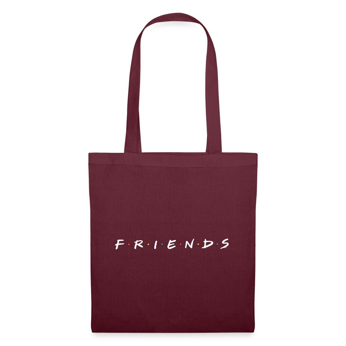 Spreadshirt Henkeltasche Friends Logo Stoffbeutel (1-tlg)