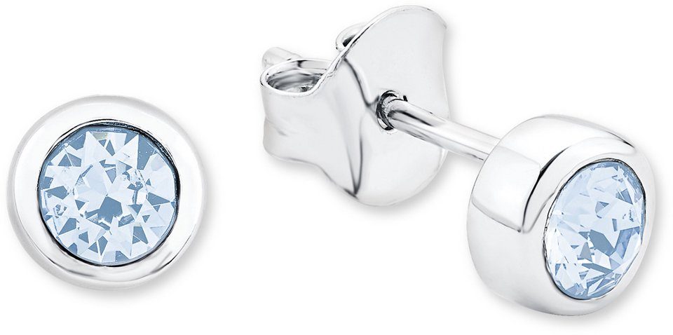 Amor Paar Ohrstecker, mit Kristallstein