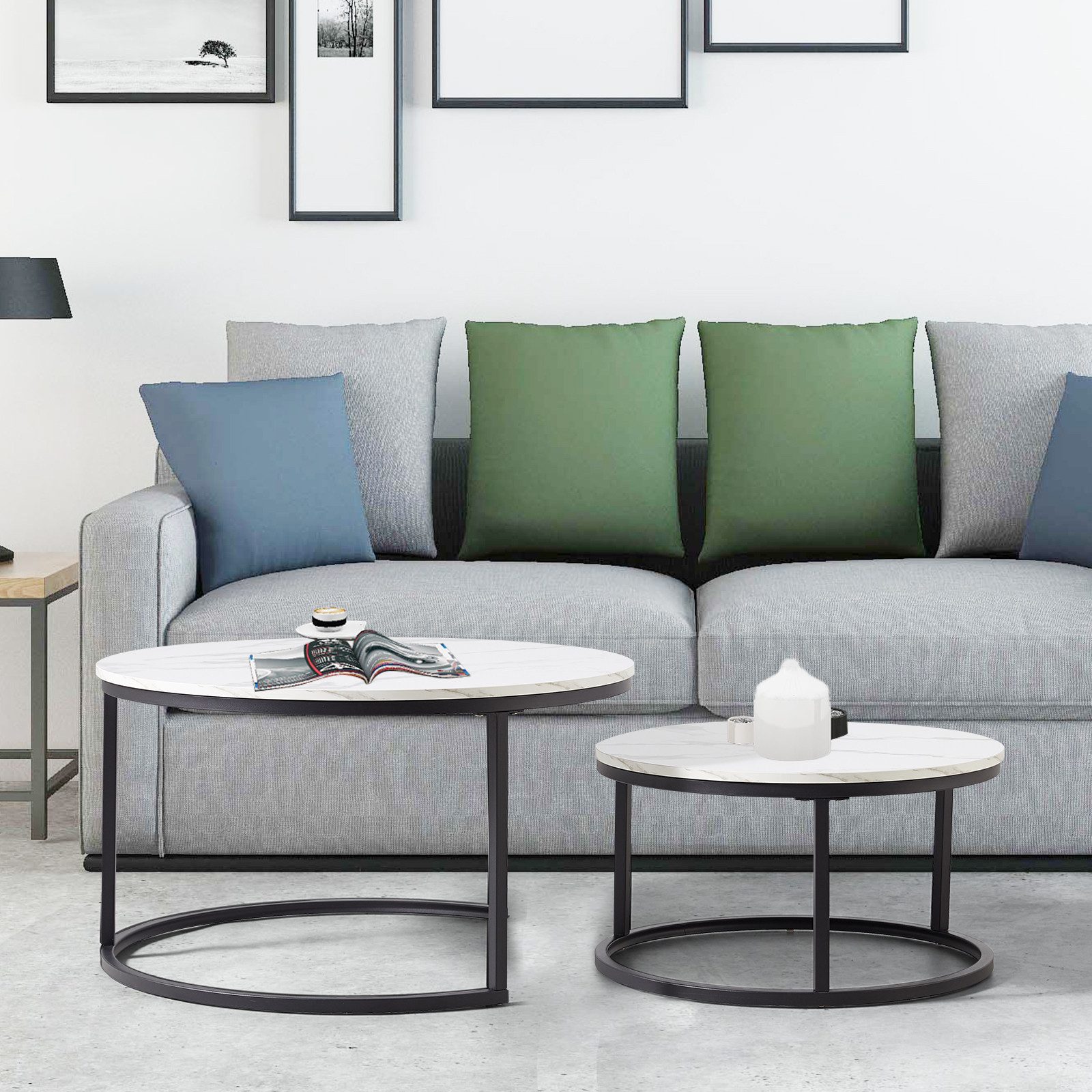 REDOM Couchtisch 2-teiliges Couchtisch-Set (elegantem Design, günstig online kaufen