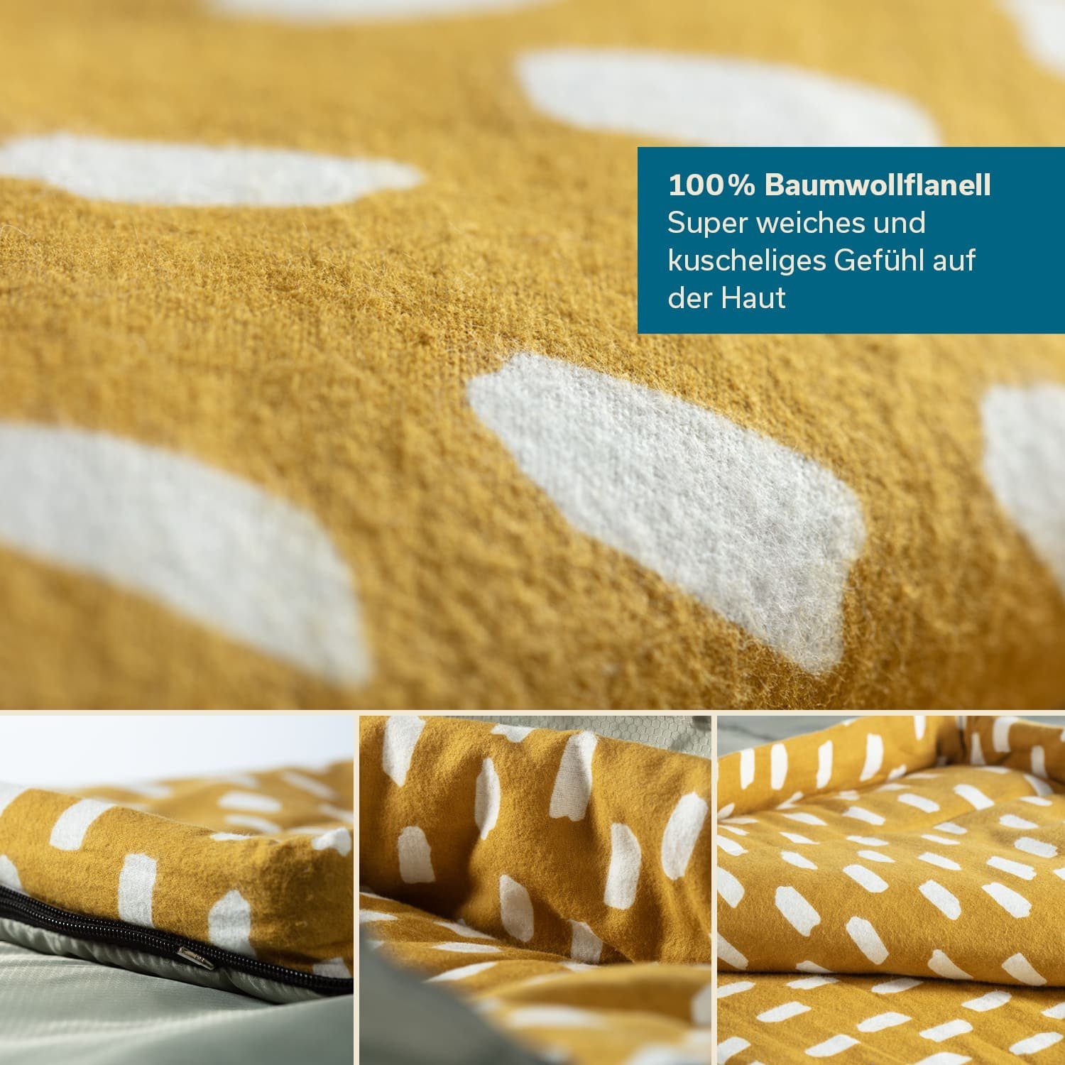 Skandika Deckenschlafsack Dundee Flanell, koppelbar, Doppelschlafsack, günstig online kaufen