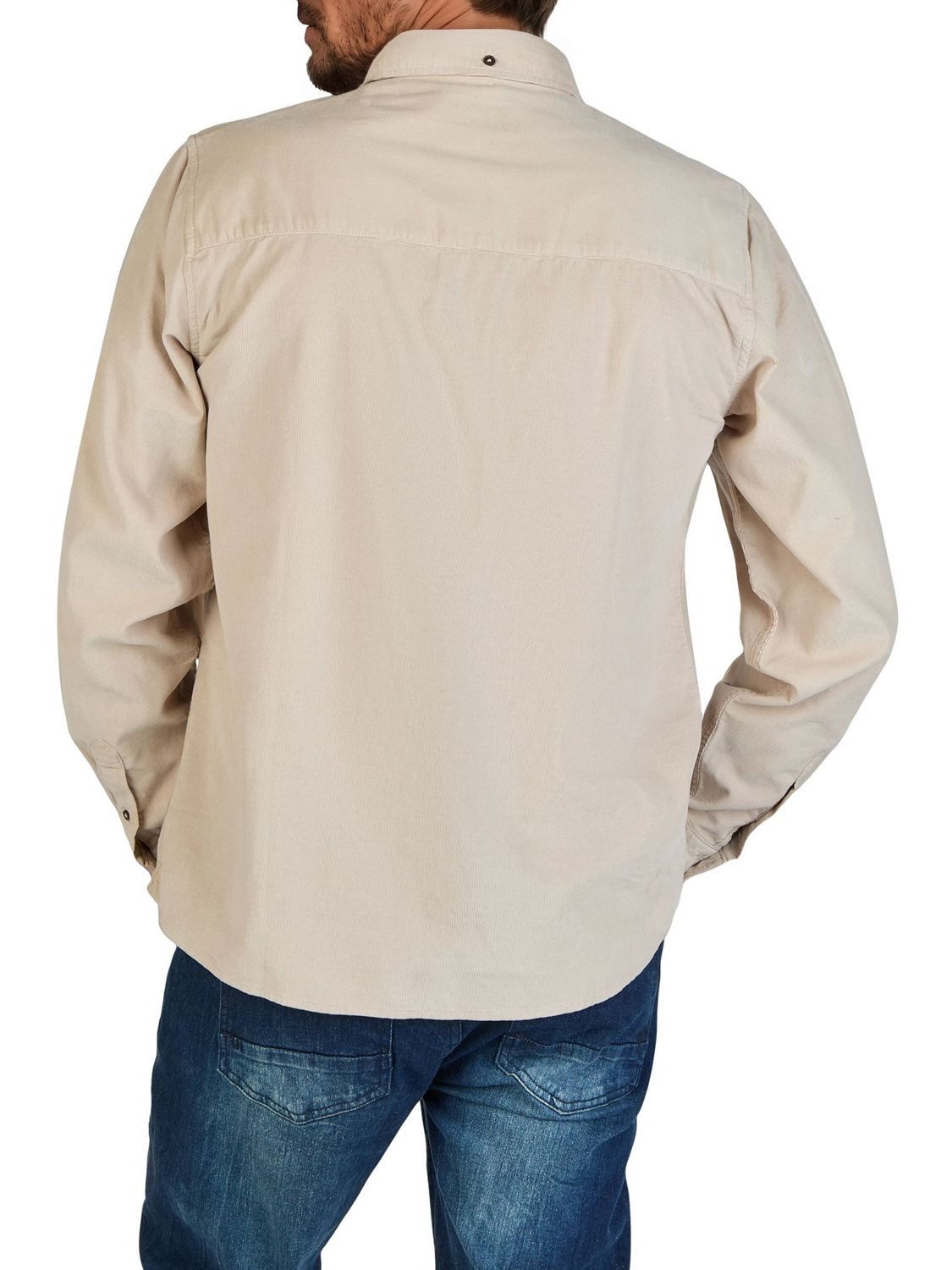 riverso Langarmhemd Herren Cordhemd RIVMorten Regular Fit (1-tlg) günstig online kaufen