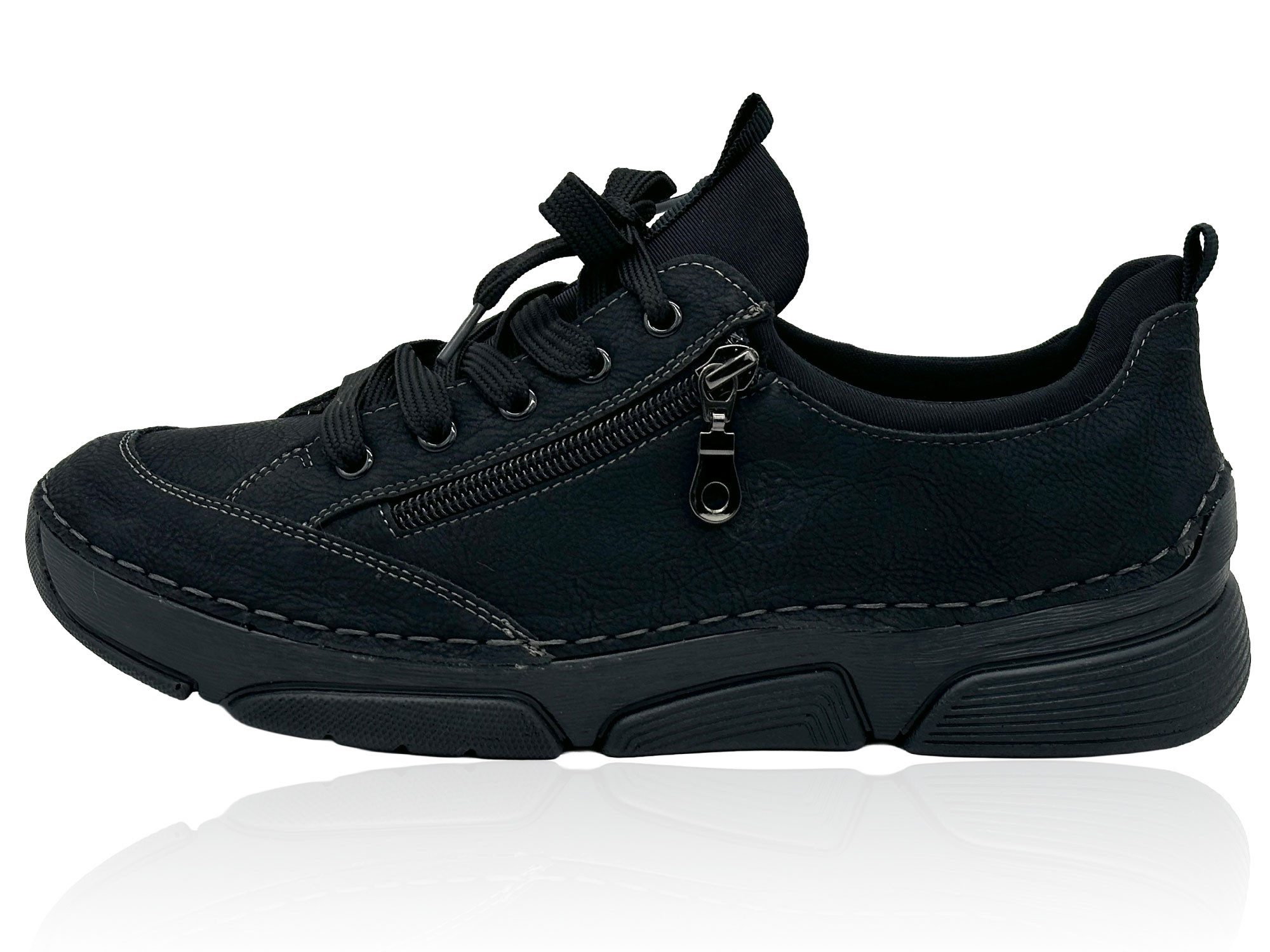 Nowaland Bequeme Damen Freizeitschuhe mit Zierreißverschluss und Schnürung Слипперы Komfortschuhe mit flexiblem Laufsohlen-Design