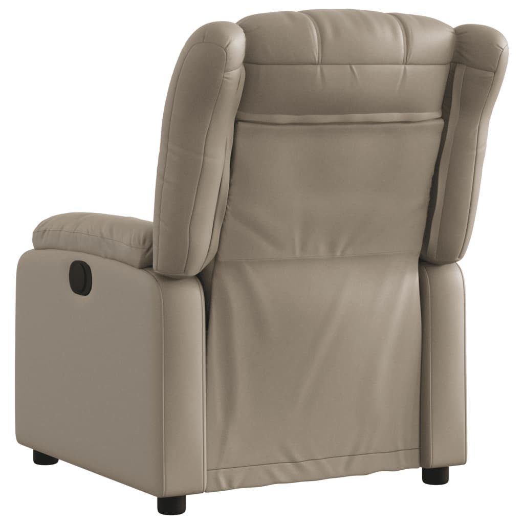 vidaXL Sessel Relaxsessel Cappuccino-Braun Kunstleder (1-St) günstig online kaufen