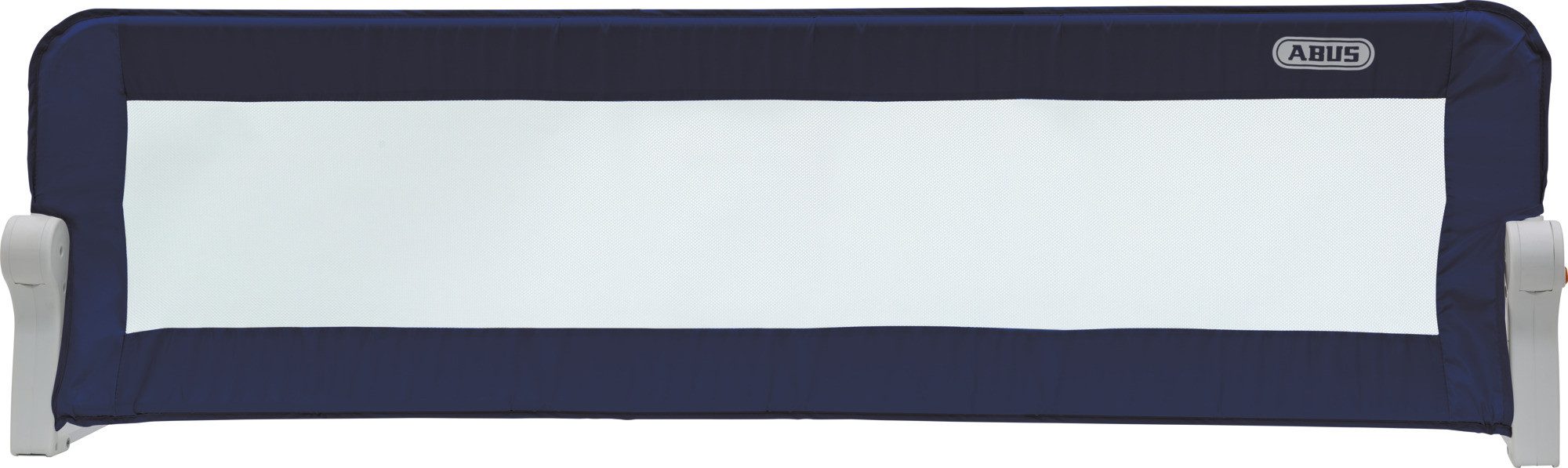 ABUS Bettschutzgitter Bettgitter Eric für Babys und Kinder, 150 cm, 2er Set, Blau, Rausfallschutz für Elternbetten, Kinderbetten, Familienbetten. Faltbar