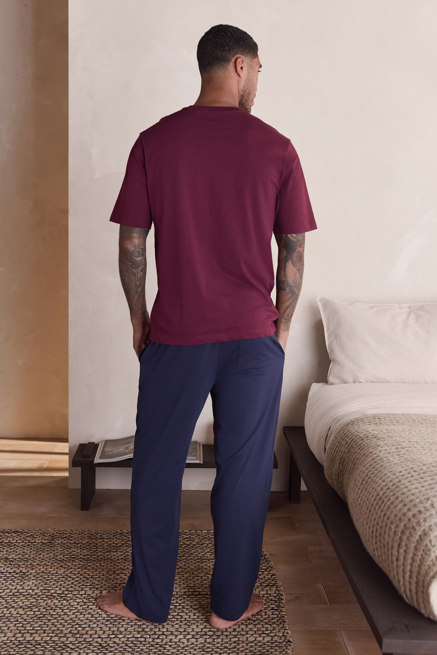 Next Pyjama Kurzärmeliges Jersey-Schlafanzug (2 tlg) günstig online kaufen