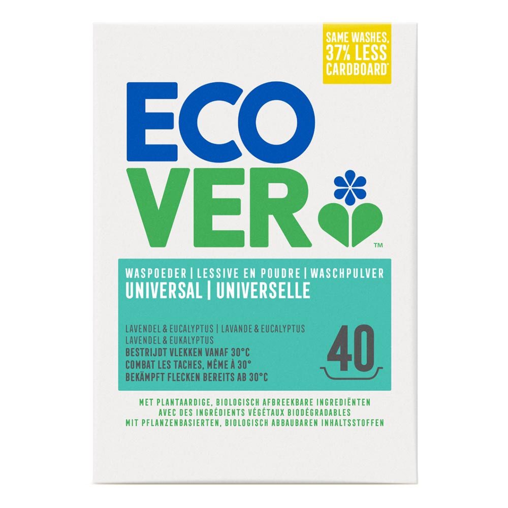 Universal - Waschpulver Lavendel & Eukalyptus 40WL 3Kg Vollwaschmittel