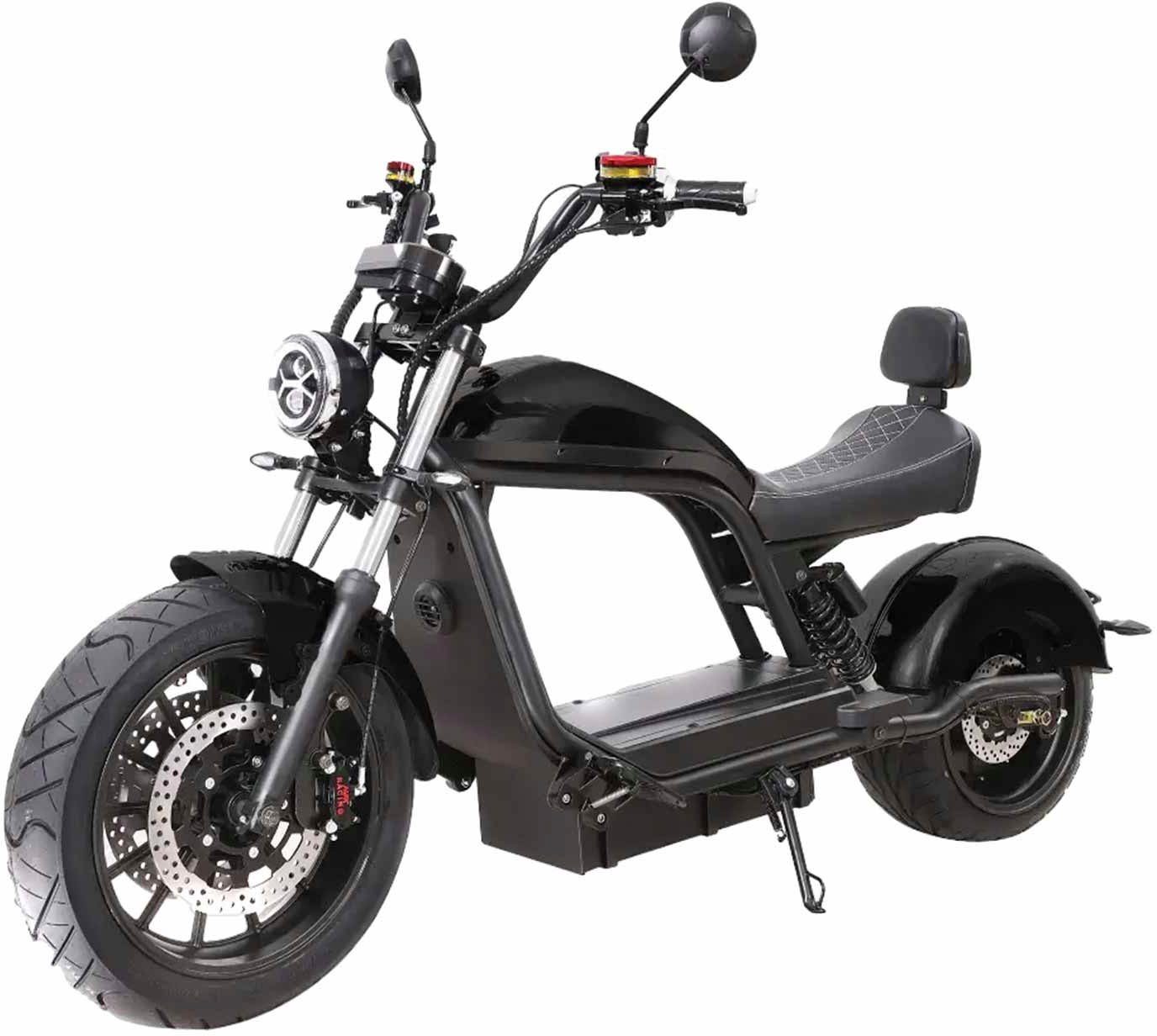 matt 45 Scooters 30 mit PRO, XL schwarz E-Motorroller km/h, Ah-Akku SXT Chopper