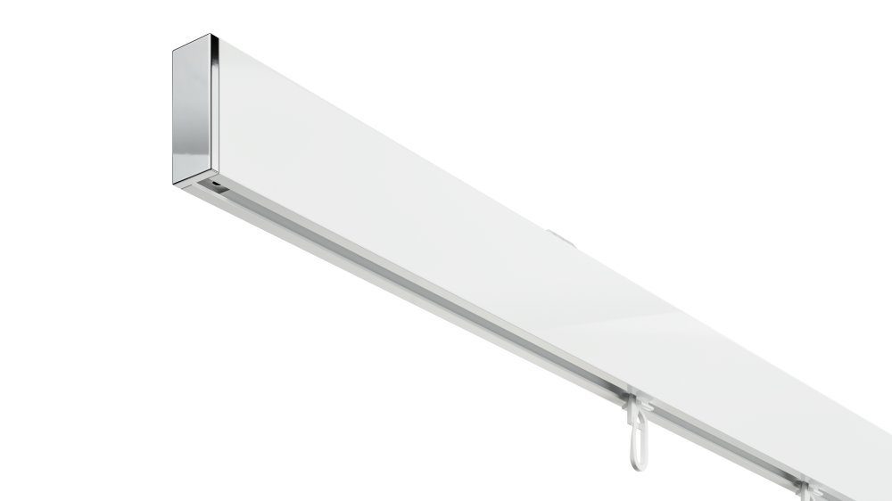 DécoProfi Schienensystem Gardinenstange eckig ABOVE 1-läufig, günstig online kaufen