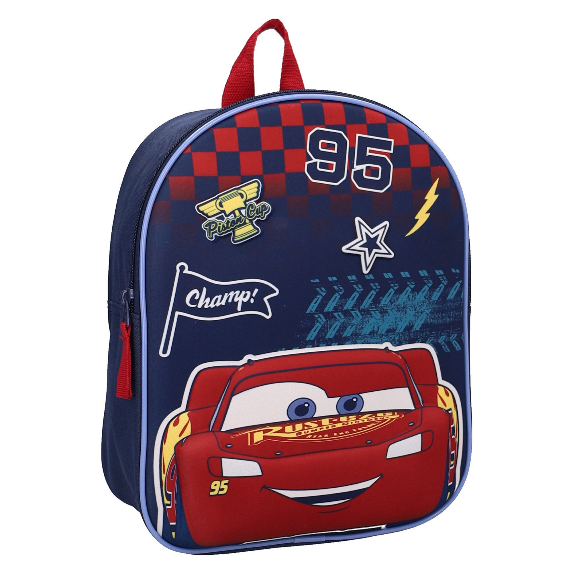 Disney Cars Rucksack Kinder Tasche Blau für Kita Schule Freizeit und unterwegs (1-tlg)