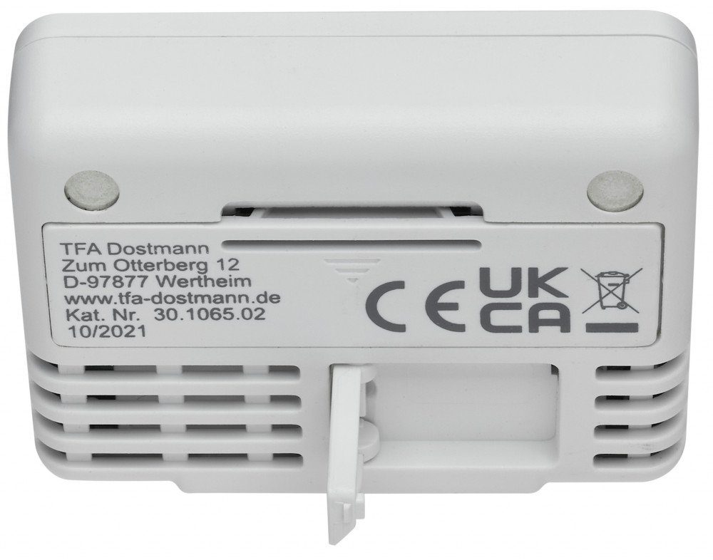TFA Dostmann Raumthermometer digitales Thermometer TFA 30.1065 zur Temperaturkontrolle