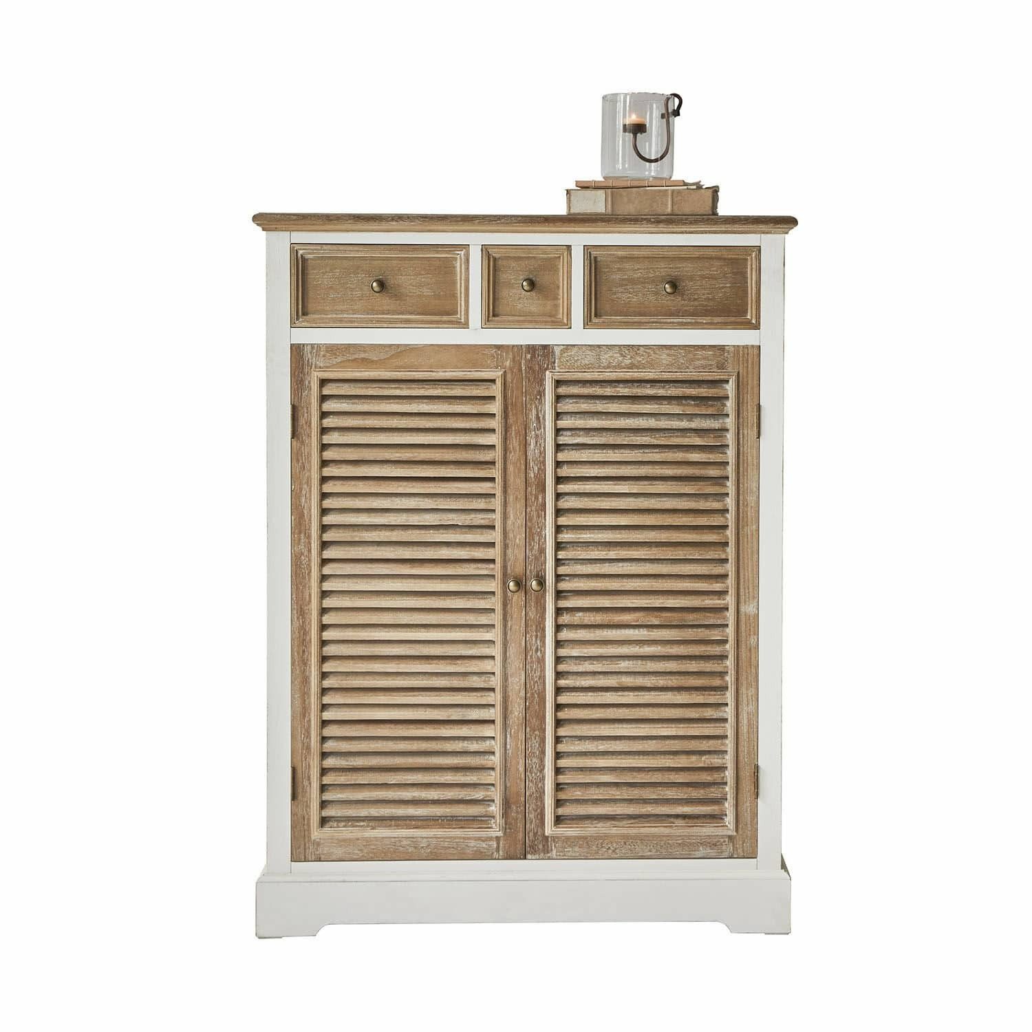 Mirabeau Kommode Kommode Lourmante braun/weiß