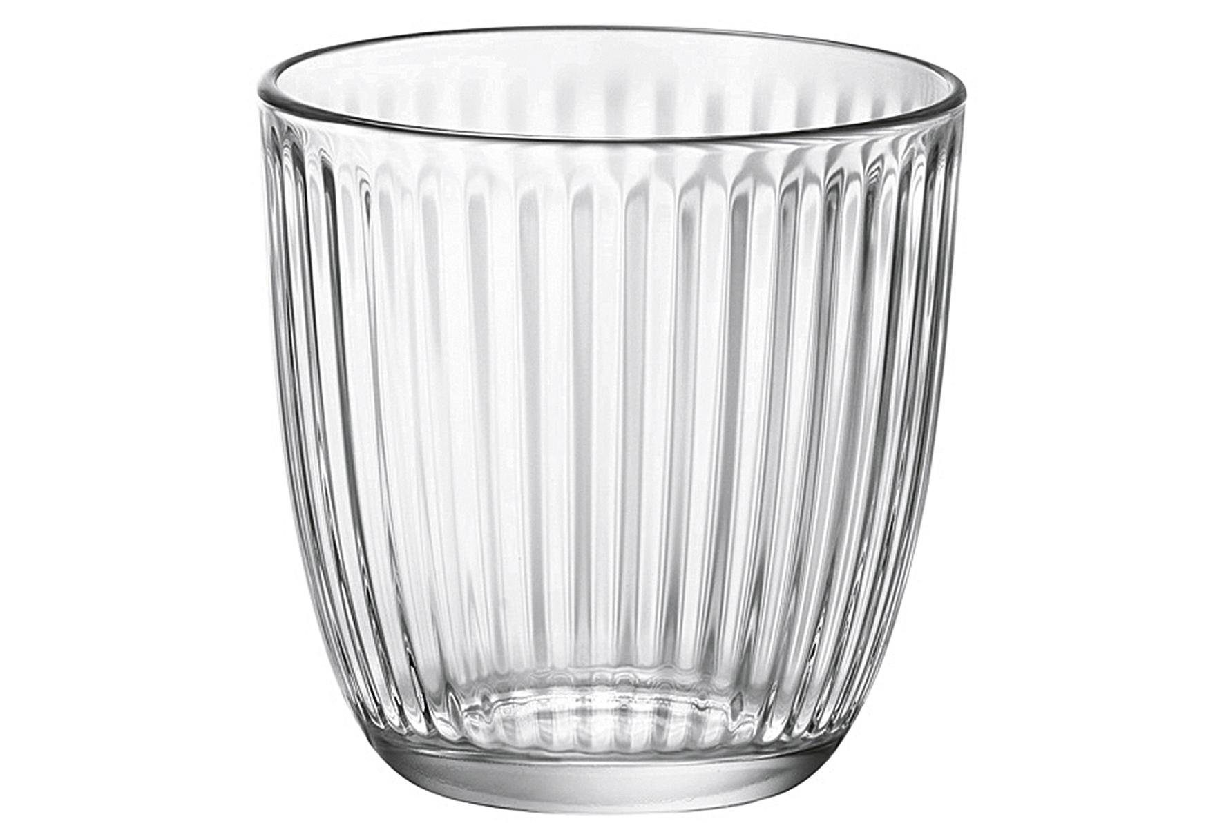 Bormioli Rocco Glas Wasserglas Line H8,5cm klar 6er 29cl Ø8,5cm Set