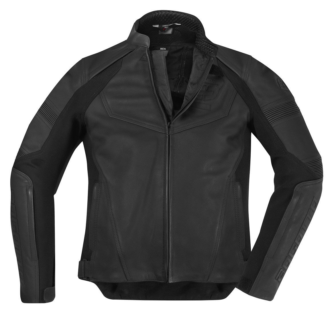 Bogotto Motorradjacke Black-X V2 Motorrad Lederjacke herausnehmbares Innenfutter