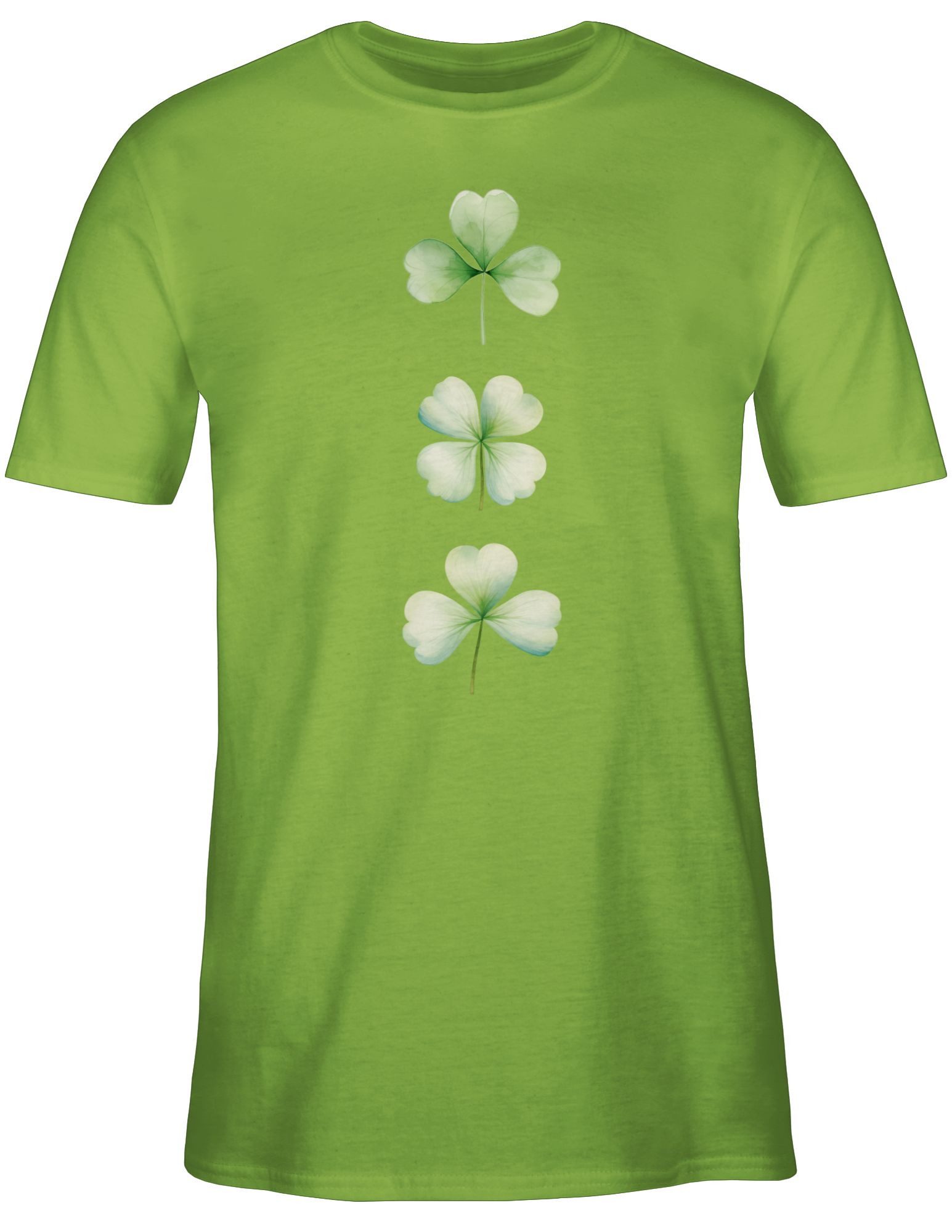 Shirtracer T-Shirt Kleeblatt St Patricks Day I Glücksbringer Geschenk Irisches Kleeblatt St. Patricks Day