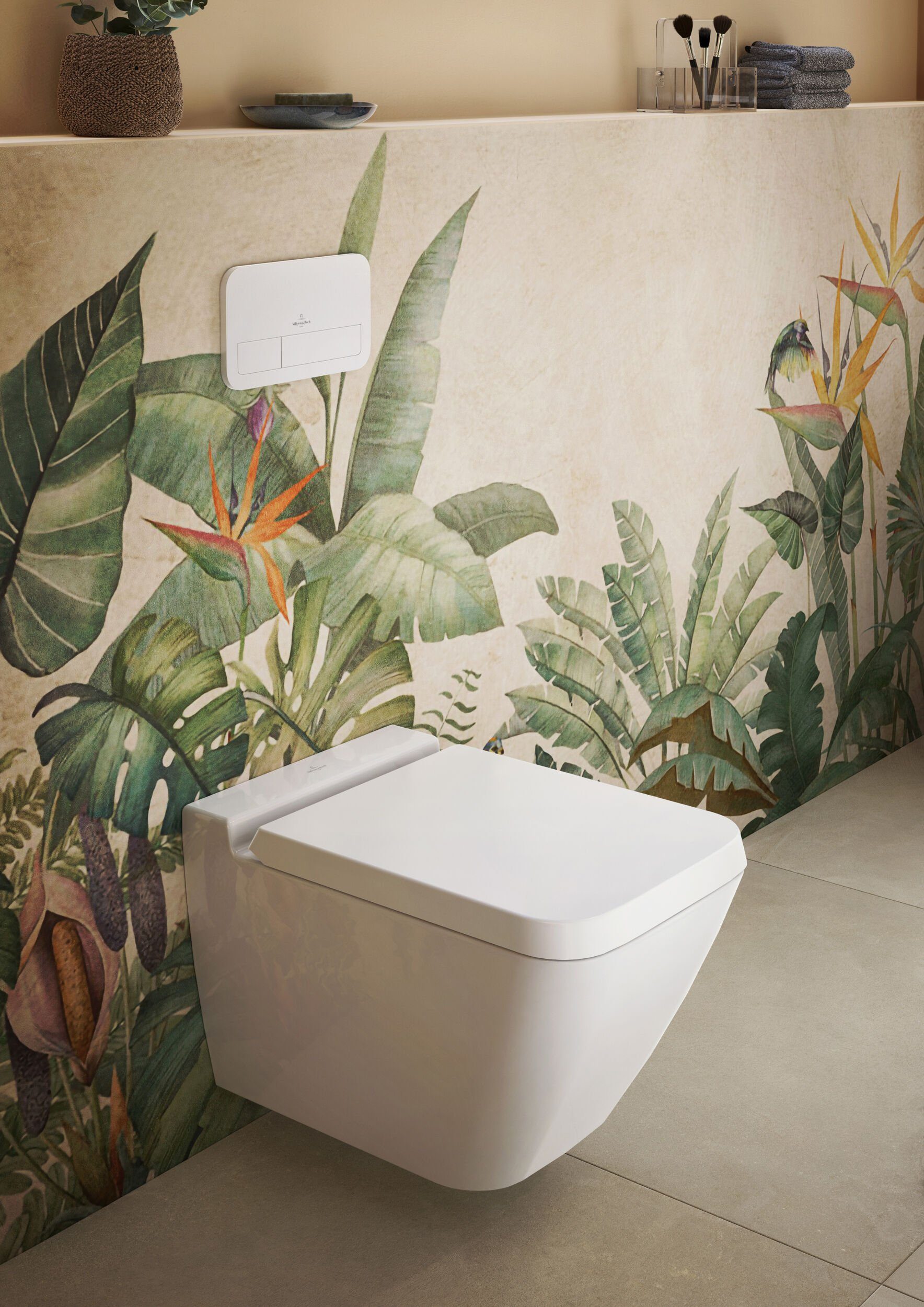 Villeroy & Boch Betätigungsplatte ViConnect Installationssysteme, WC 2-Mengen-Spülung 145 x 253 x 62 mm
