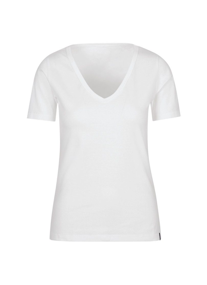 Trigema T-Shirt TRIGEMA V-Shirt aus Baumwolle/Elastan günstig online kaufen