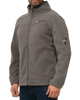 Geographical Norway Fleecejacke Trekking Outdoor Jacke batamazonie (1-St) mit eingelassener Kapuze