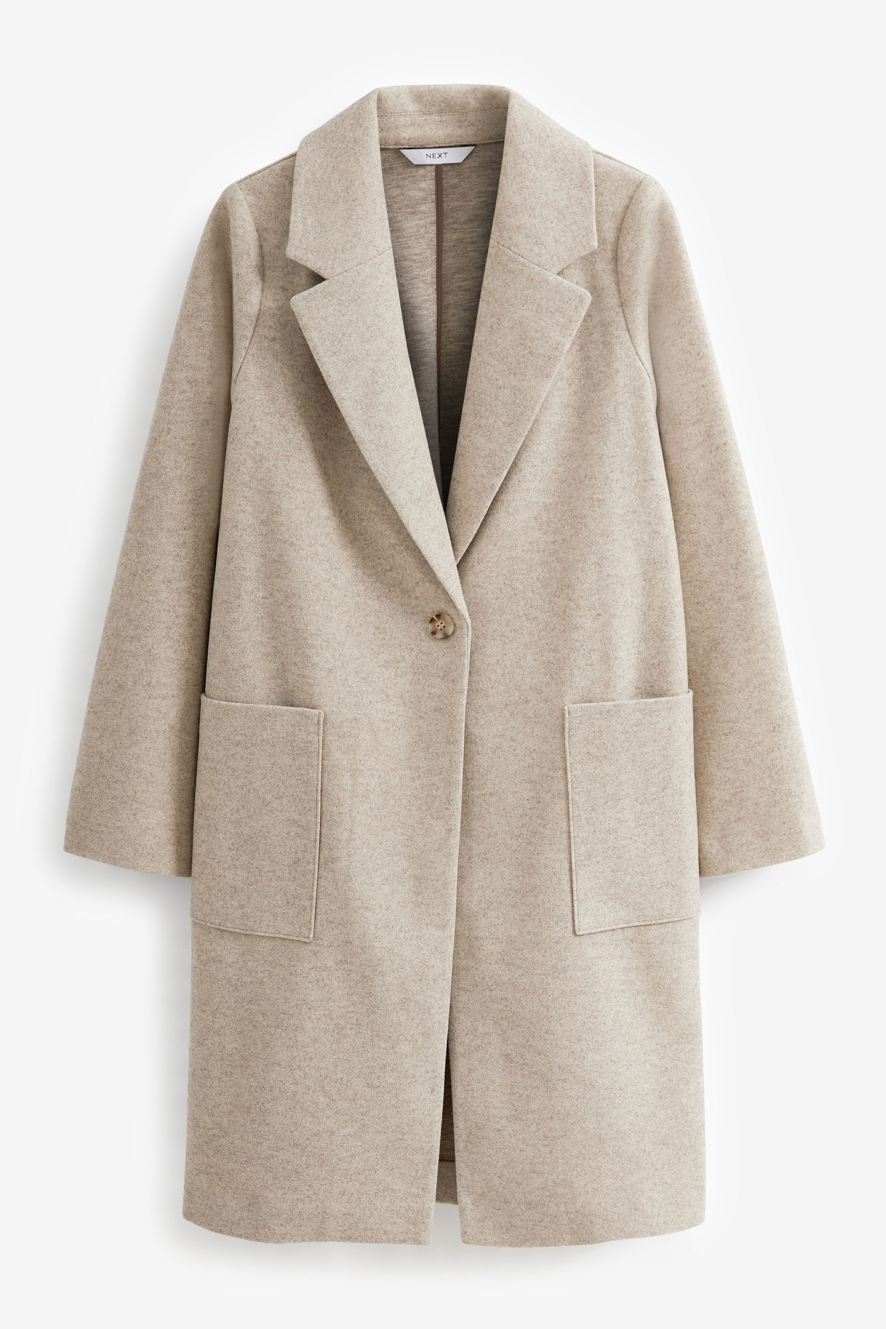 Next Jerseymantel Eleganter, mittellanger Strickmantel (1-tlg)