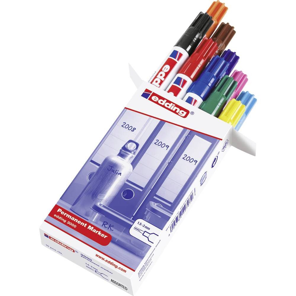 Permanentmarker permanent marker 10er Set