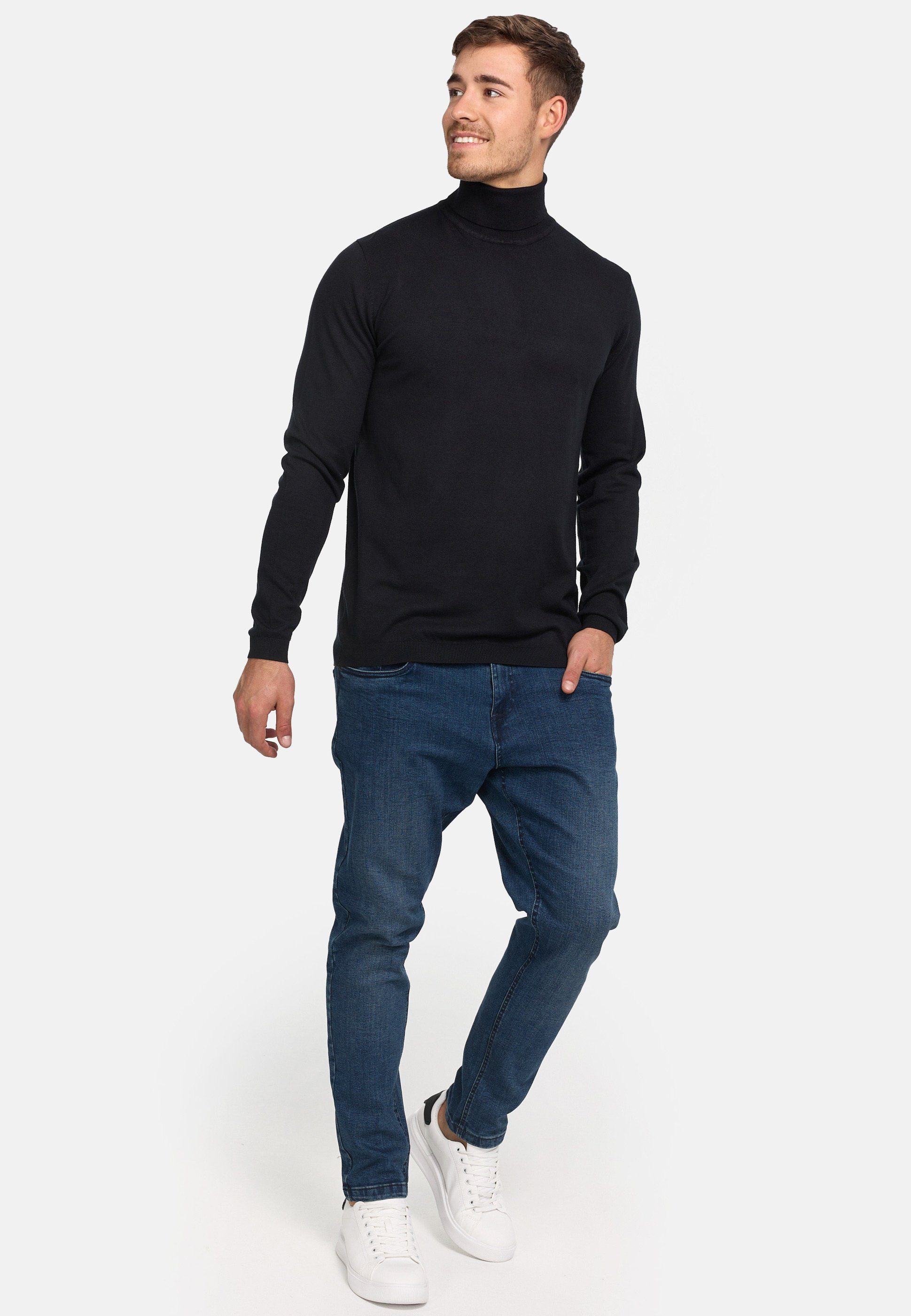 Jeff Strickpullover Herren Malcolm Pullover Herrenpullover Feinstrickpullover mit Rollkragen