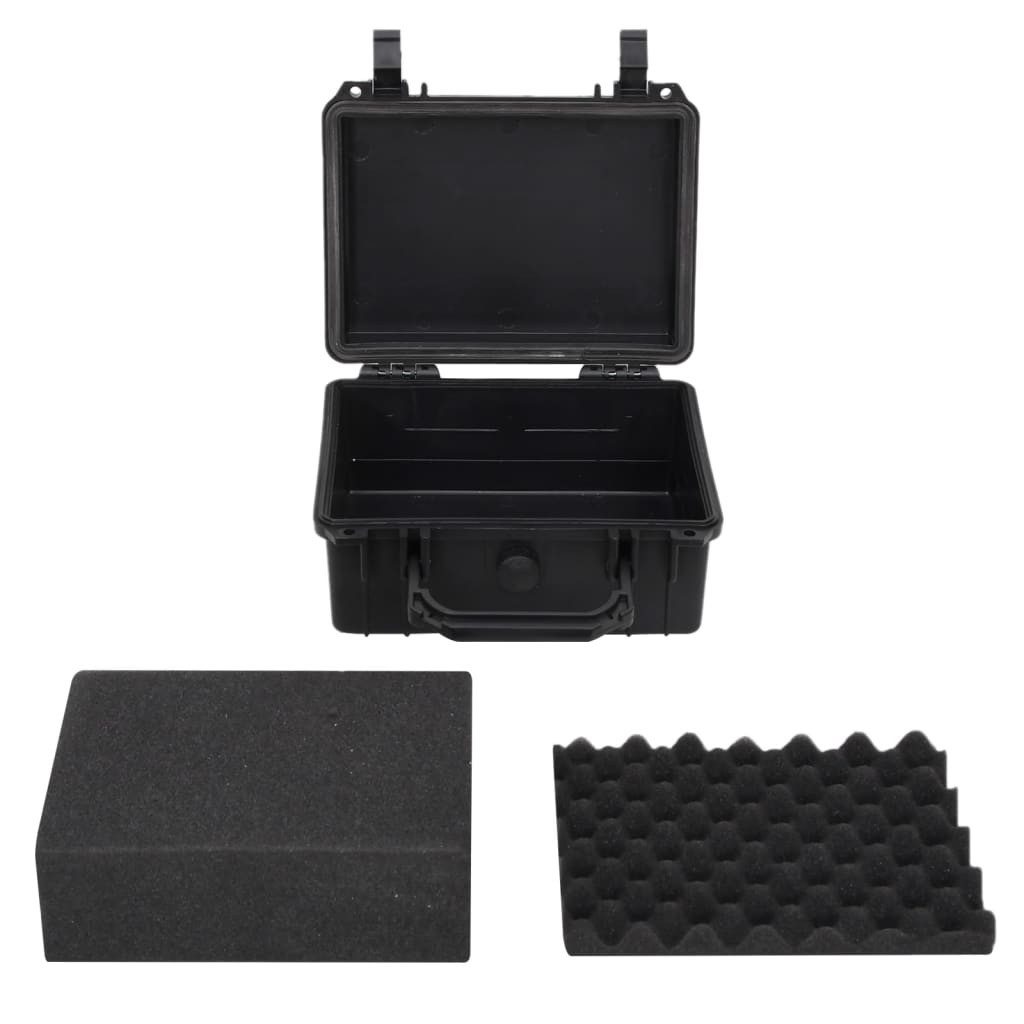 vidaXL Kameratasche Flugkoffer Tragbar Schwarz 24x19x11 cm PP