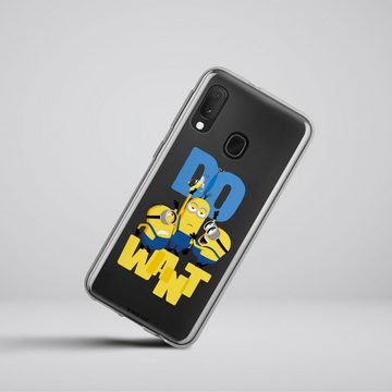 DeinDesign Handyhülle Minions Banane Film Minions Do Want, Samsung Galaxy A20e Silikon Hülle Bumper Case Handy Schutzhülle