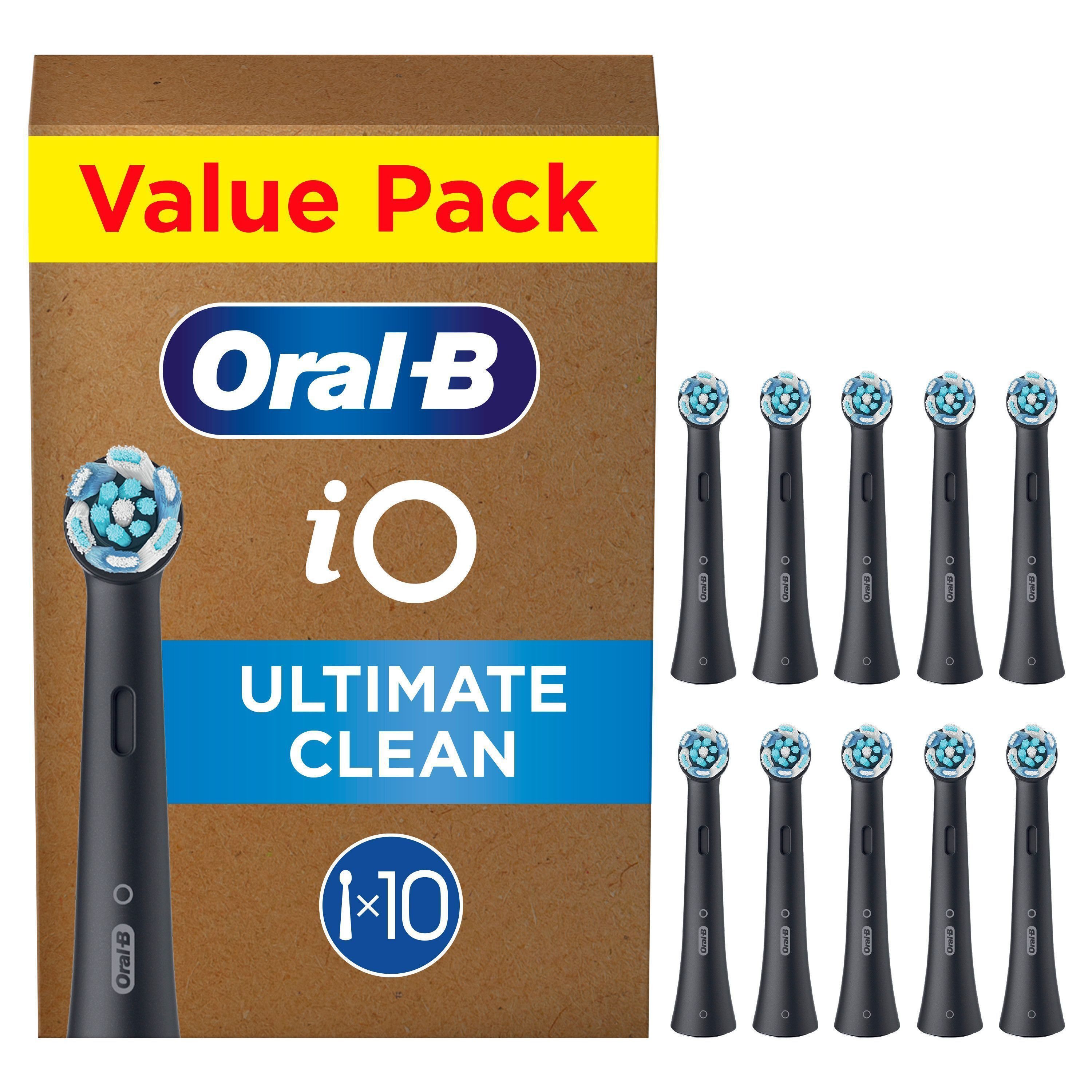 Oral-B Aufsteckbürsten iO Ultimative Reinigung, für fortgeschrittene Tiefenreinigung und Plaque-Entfernung