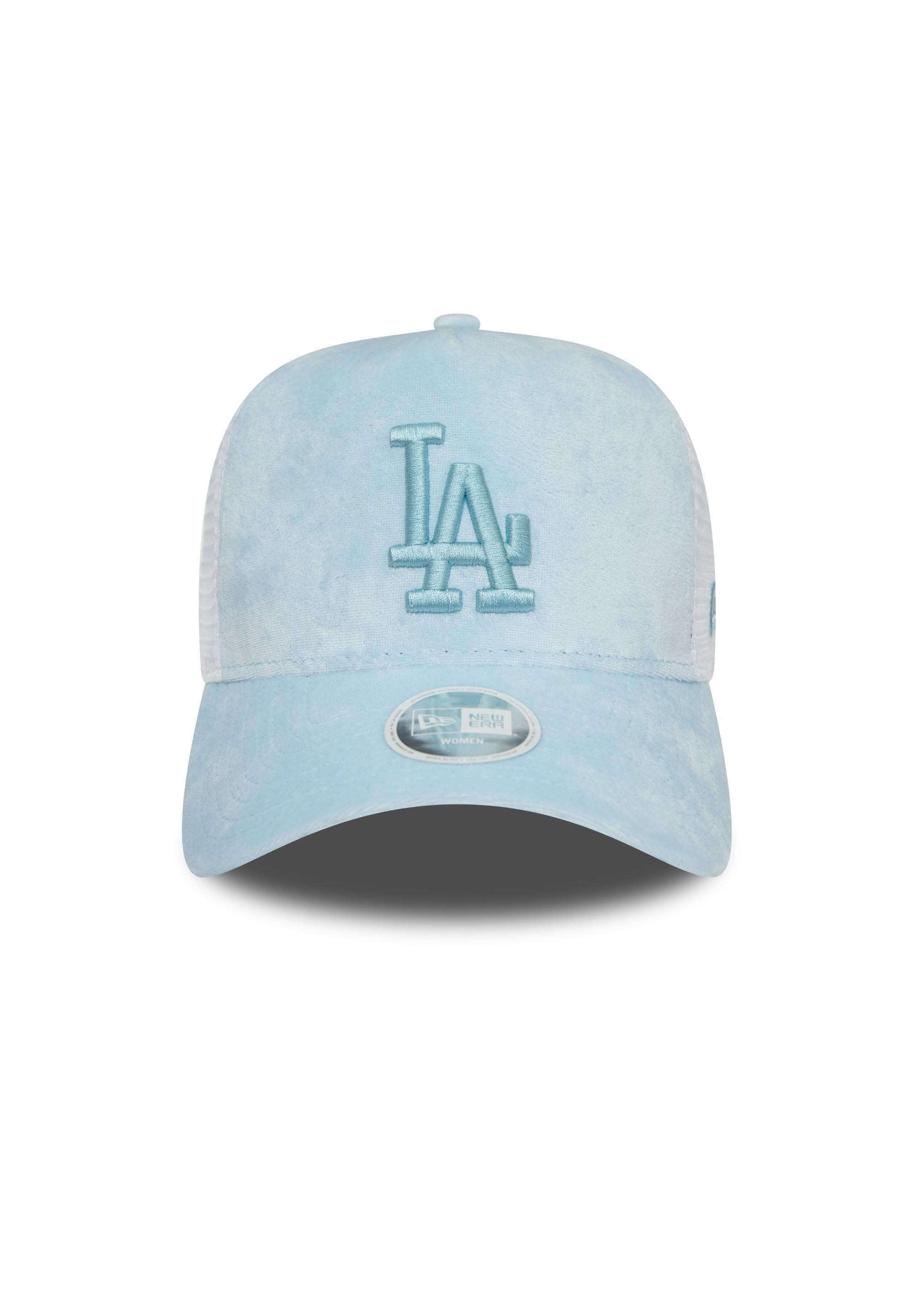 New Era Baseball Cap Los Angeles Dodgers MLB Velours Blau Weiß Verstellbare A-Frame Damen T (1-St)