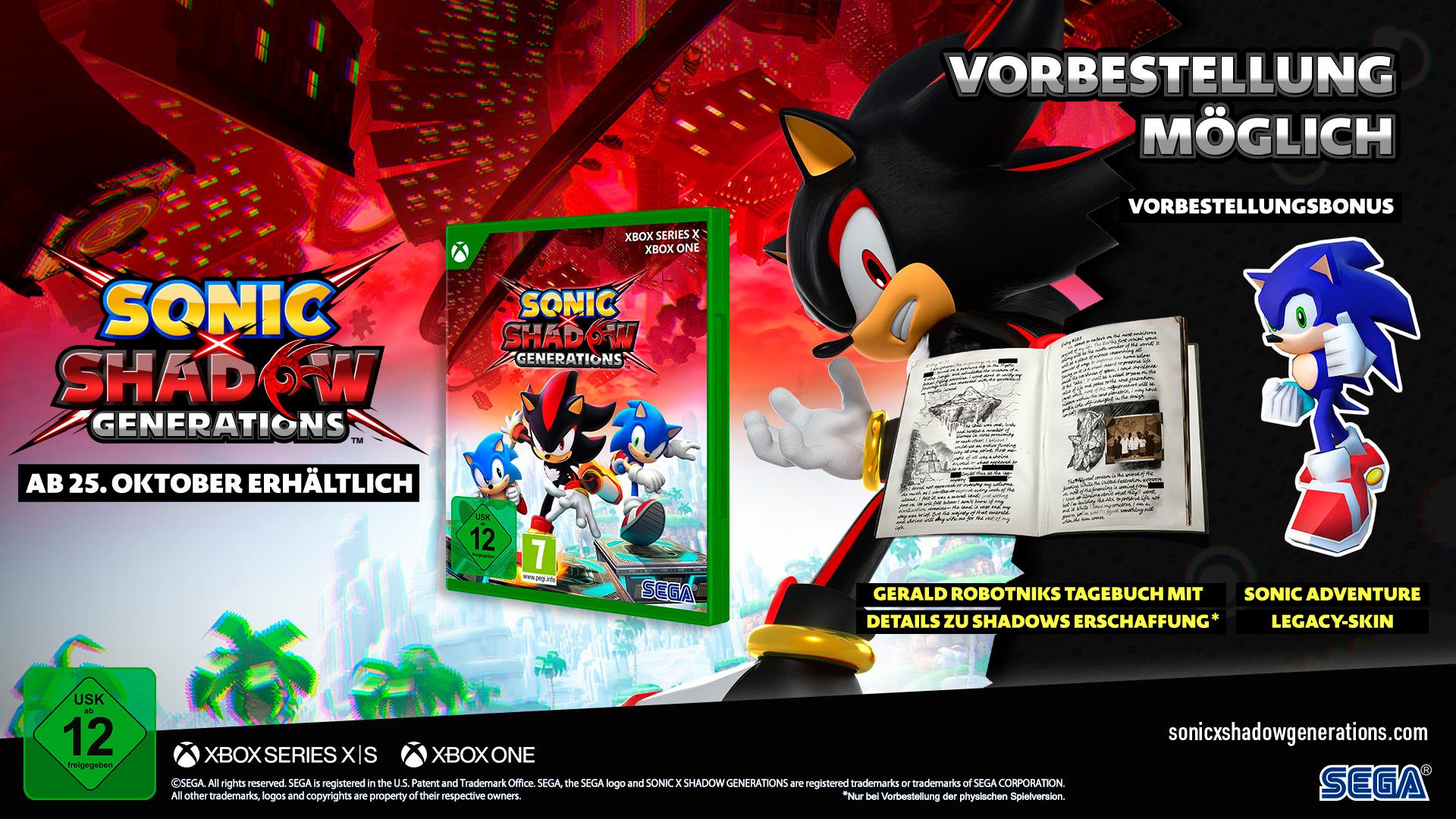 Sonic x Shadow Generations Xbox One