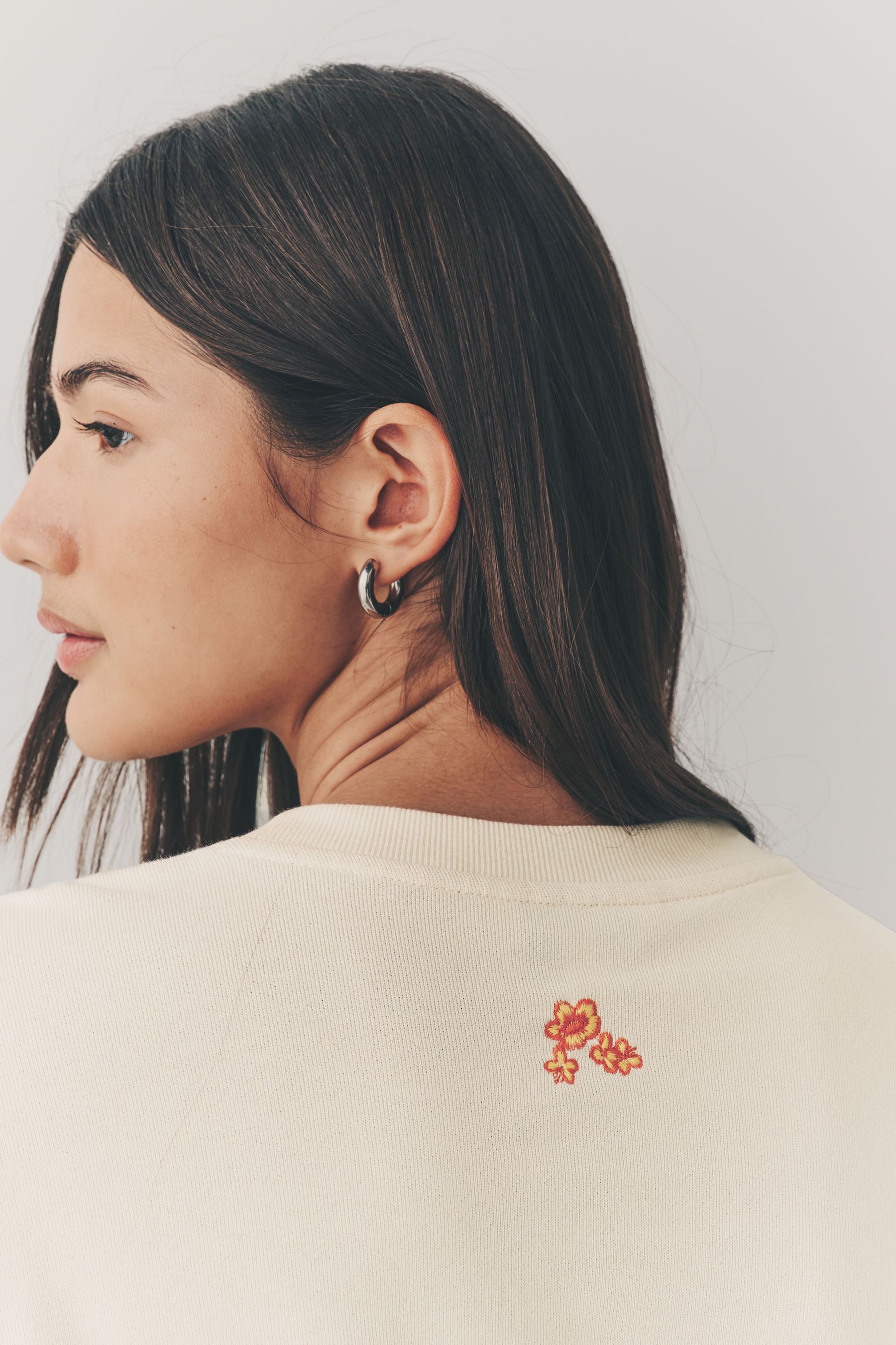 Next Sweater NYC Garden Party Sweatshirt aus Baumwolle (1-tlg)