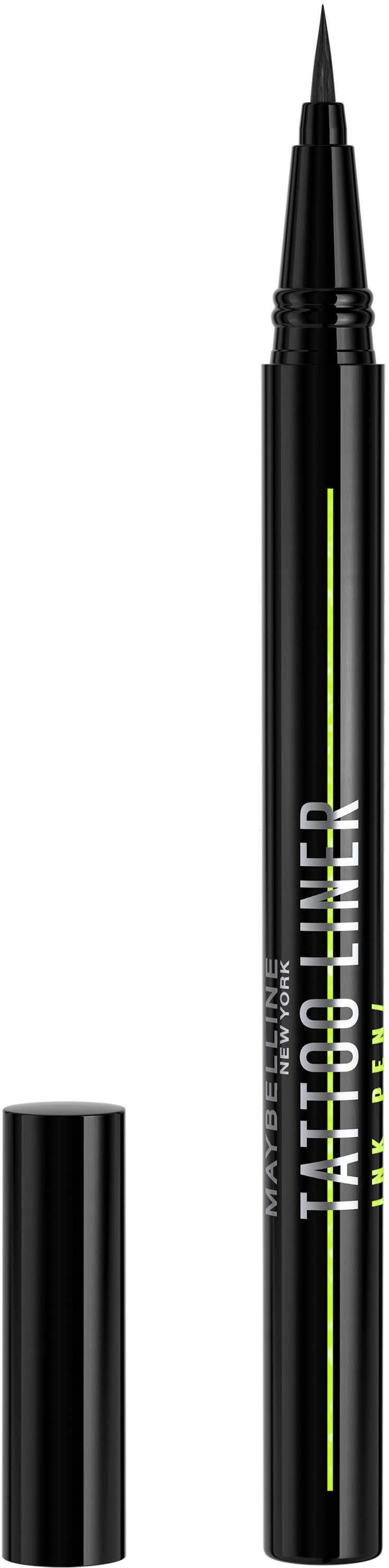 MAYBELLINE NEW YORK Eyeliner TATTO LINER INK PEN, mit intensiver Farbe