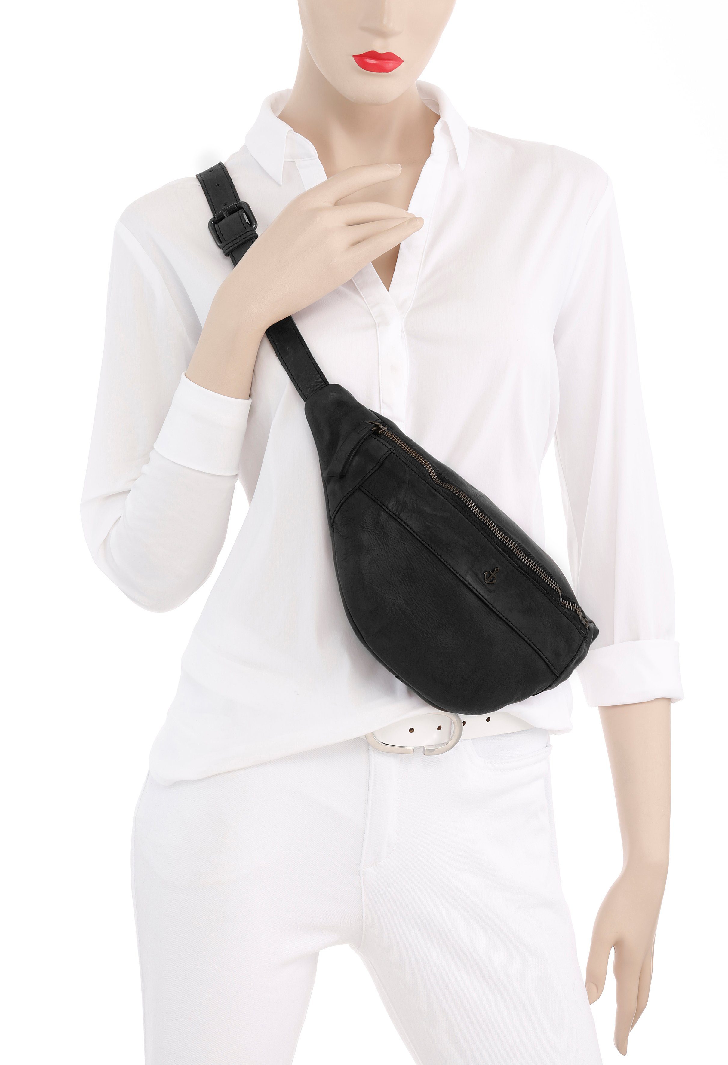 HARBOUR 2nd Bauchtasche Jamie, Umhängetasche Gürteltasche mit Logo-Anhänger günstig online kaufen