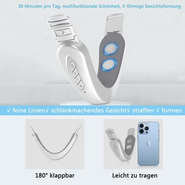 Scheiffy Kosmetikbehandlungsgerät V Face Beauty Meter,EMS Beauty,Elektrisches Gesichtsmassagegerät, Gesichtskonturierung/-massage, Doppelkinnverkleinerung