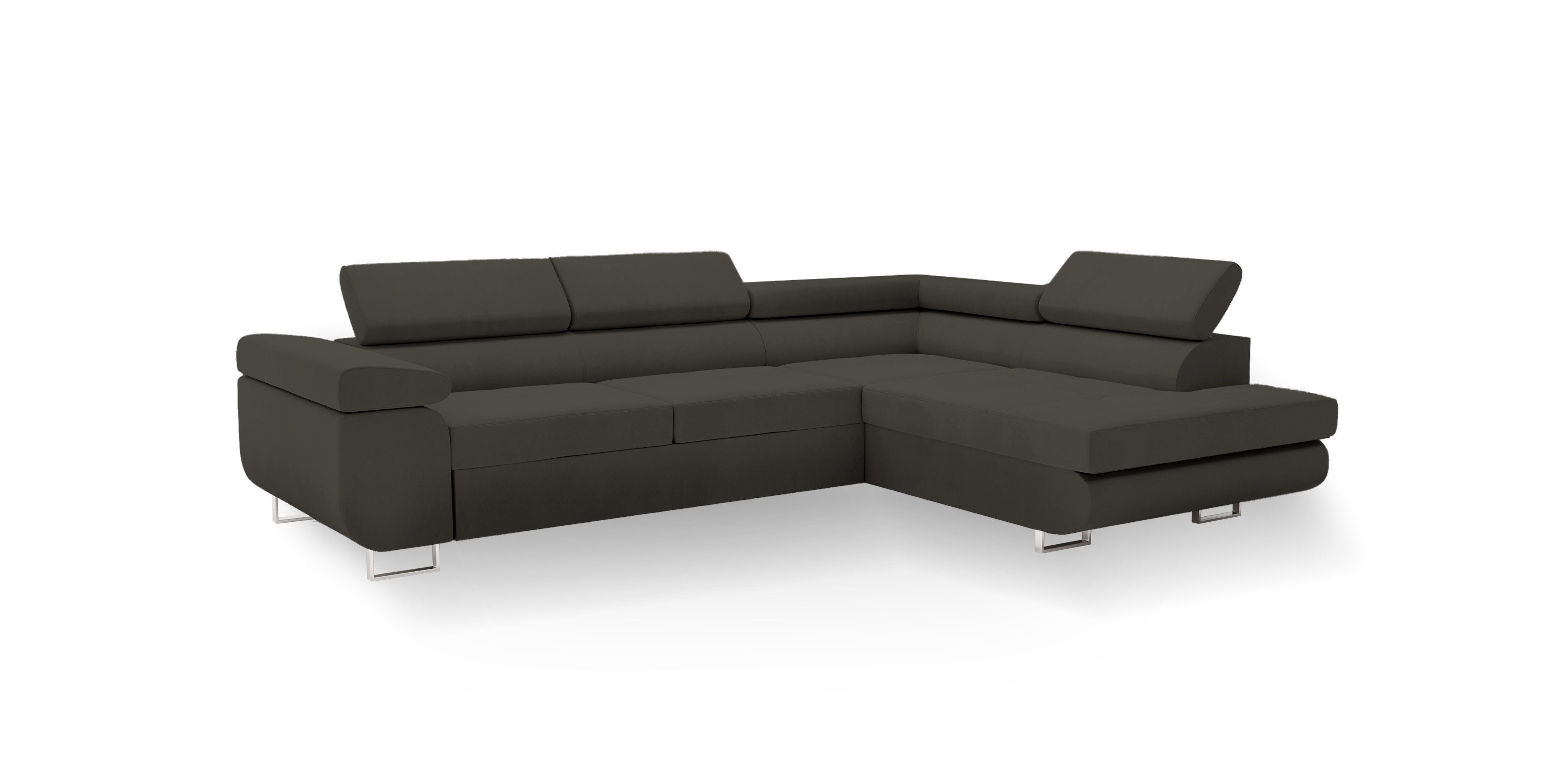 Goldstoff Ecksofa hochwertiges Sofa mit Schlaffunktion, günstig online kaufen