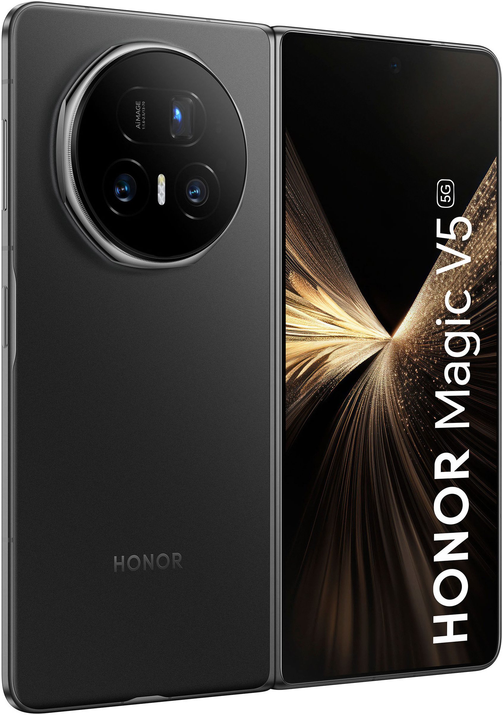 Honor Magic V5 Smartphone (20,19 cm/7,95 Zoll, 512 GB Speicherplatz, 50 MP Kamera) schwarz