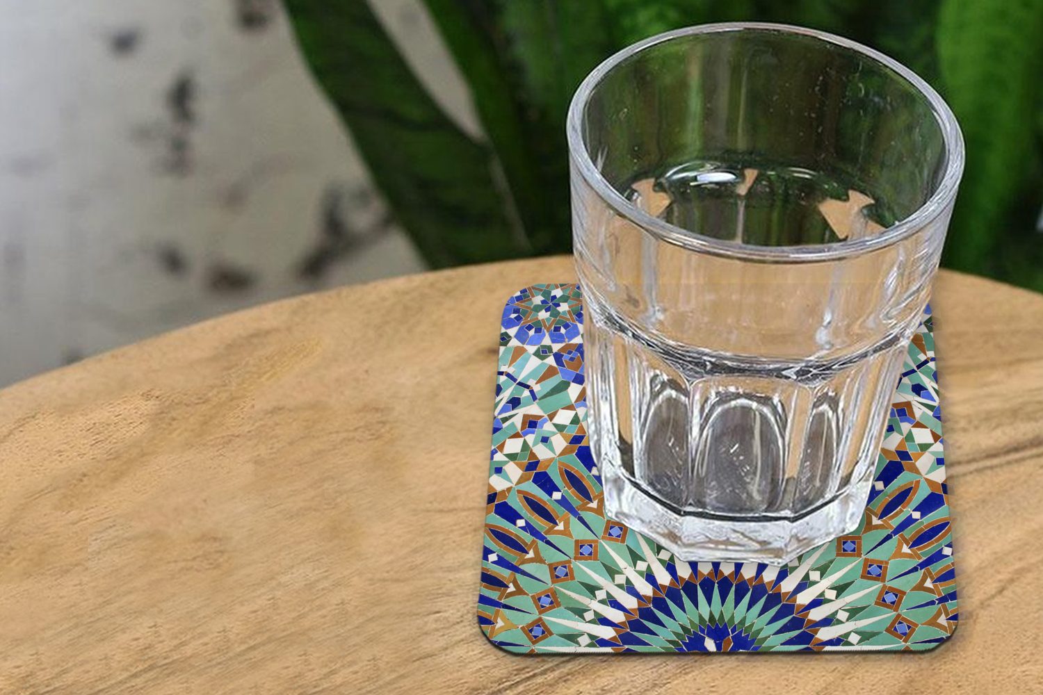Glasuntersetzer MuchoWow mit für Zubehör verschiedenen Tasse Gläser, Eine Mosaikwand marokkanische Tischuntersetzer, Glasuntersetzer, Korkuntersetzer, Formen, 6-tlg., Untersetzer,