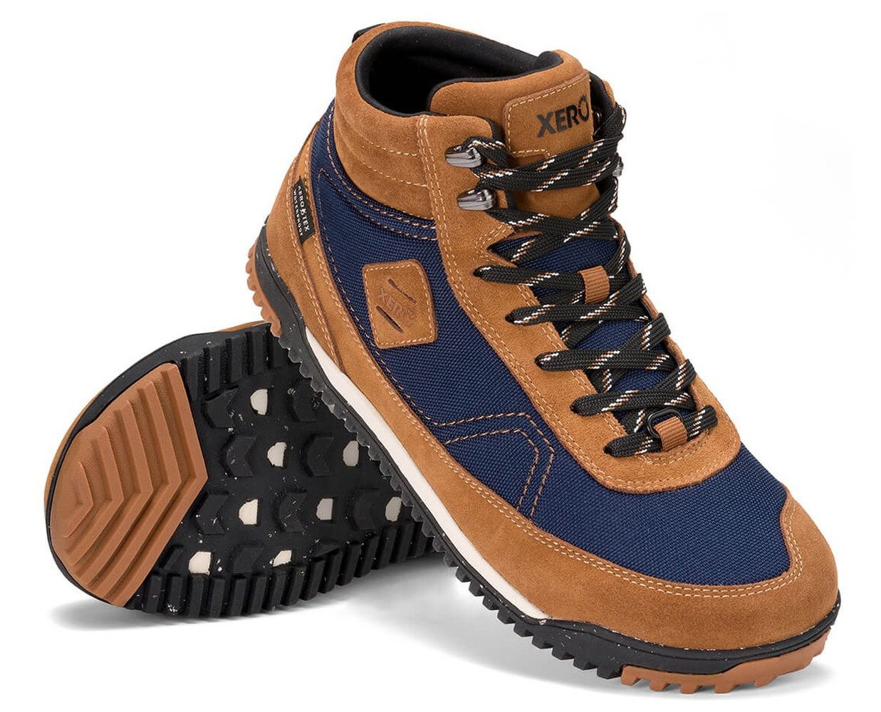 Xero Shoes Ridgeway (wasserdicht, leicht) braun/navyblau Herren Wanderschuh