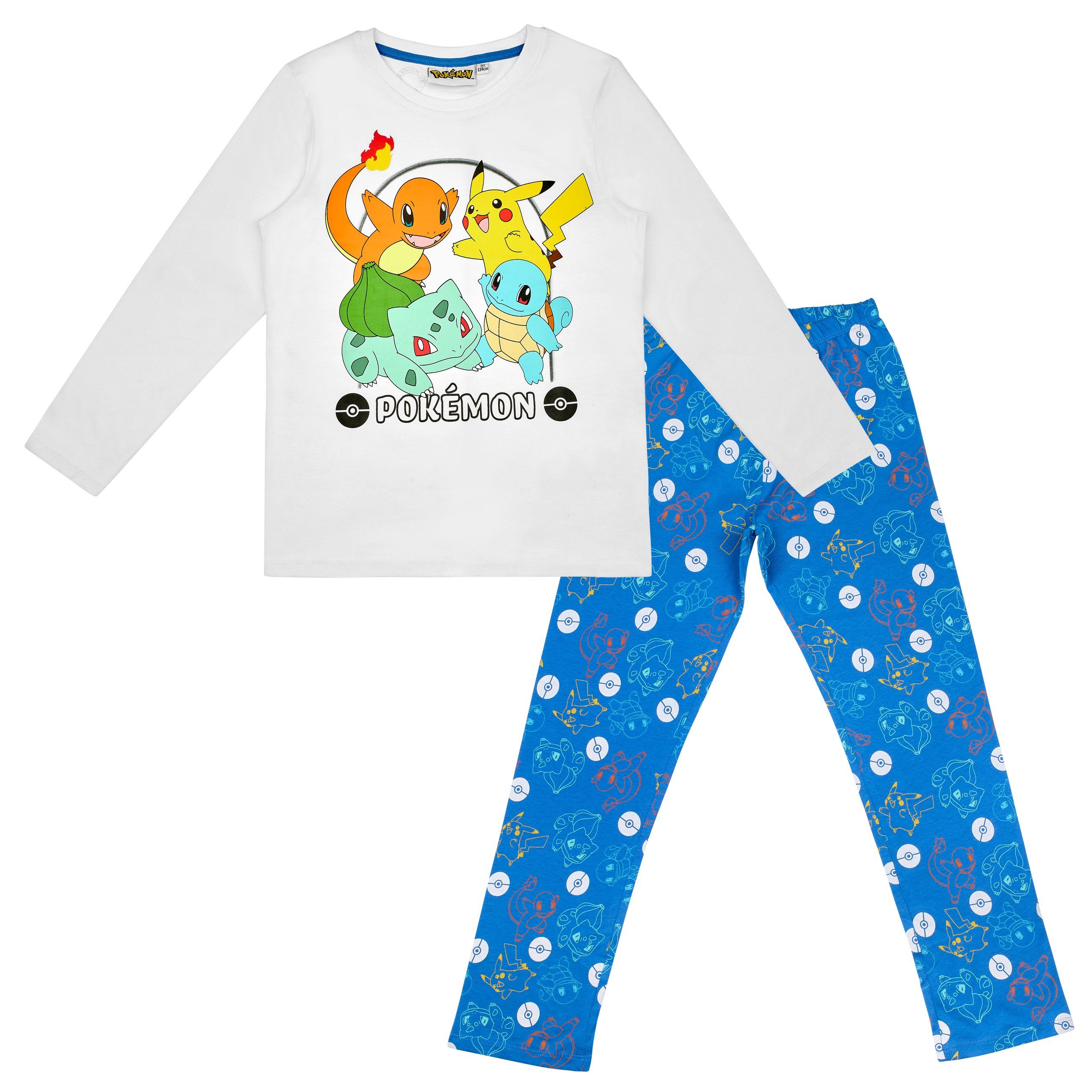 POKÉMON Schlafanzug Pokémon Schlafanzug
