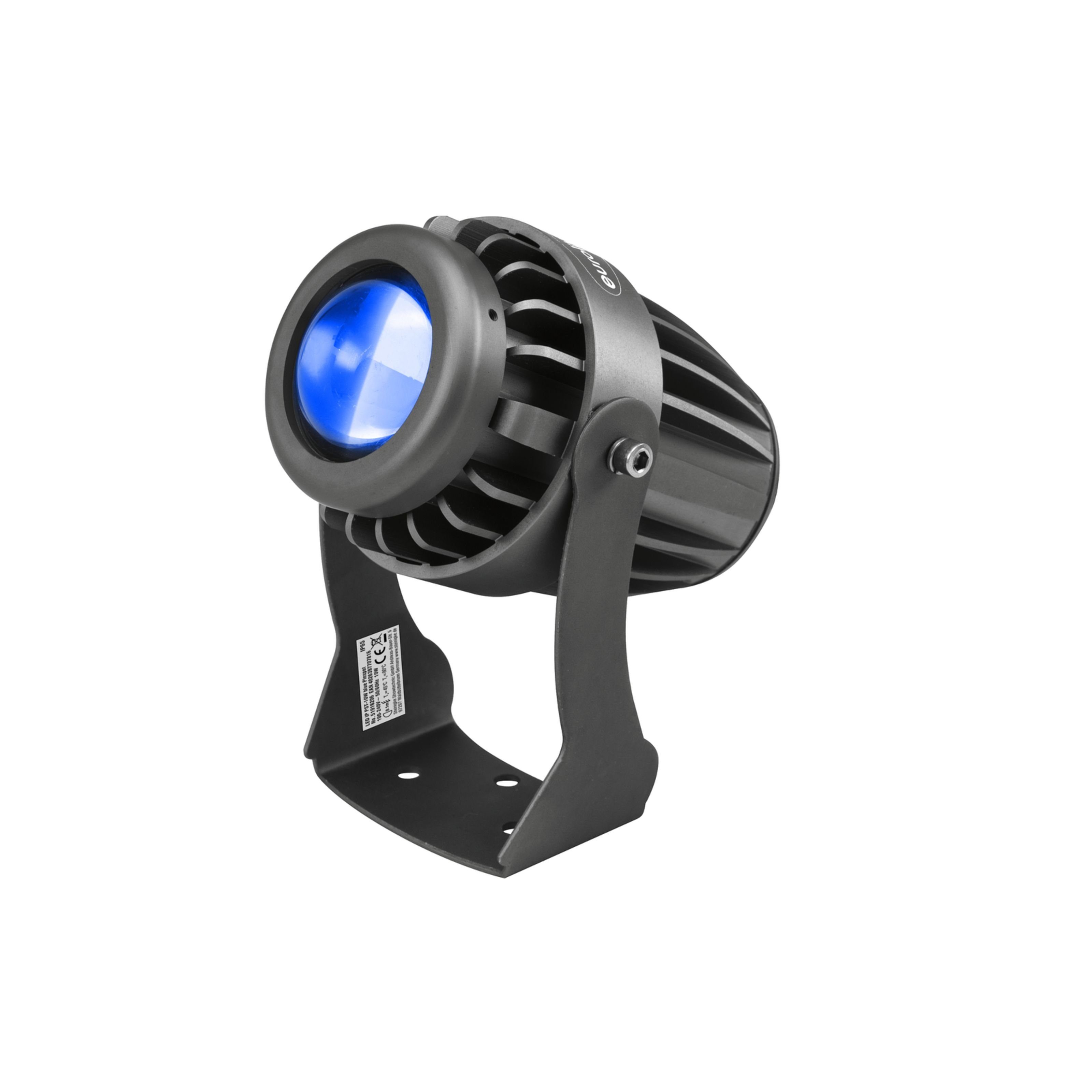 EUROLITE LED Scheinwerfer, LED IP PST-10W blau Pinspot - Pin Spot
