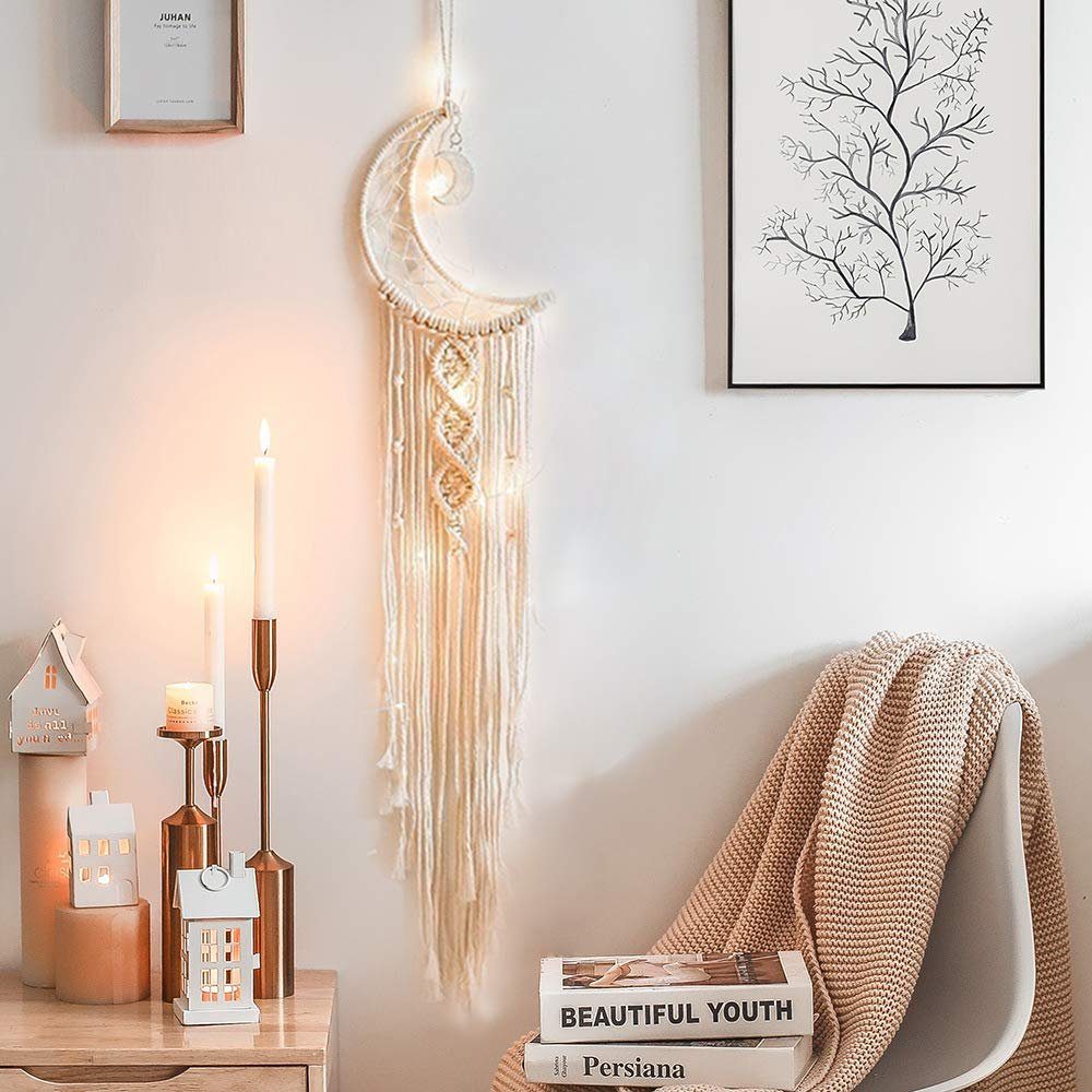 Coonoor Wanddekoobjekt Wandbehang Boho Deko, Woven Weihnachten Wanddeko Wan günstig online kaufen