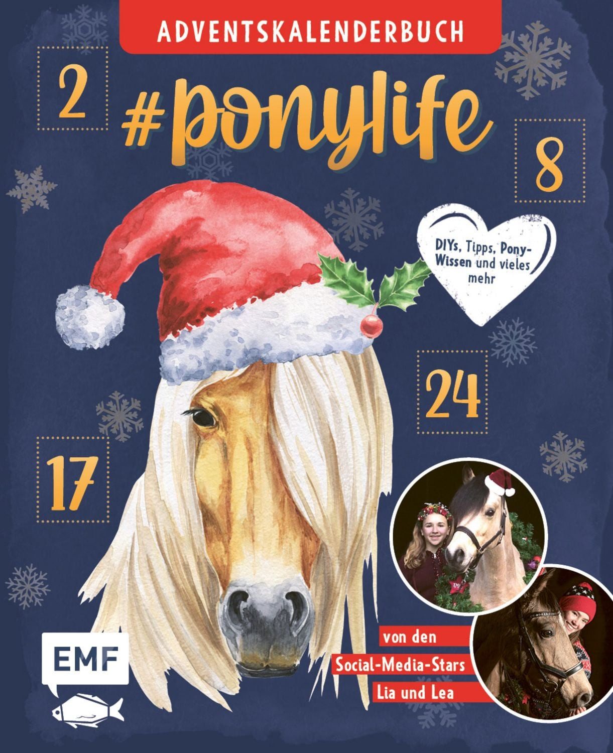 # ponylife – Mein Adventskalenderbuch – Von Lia und Lea / Lea Schirdewahn, Lia Beckmann